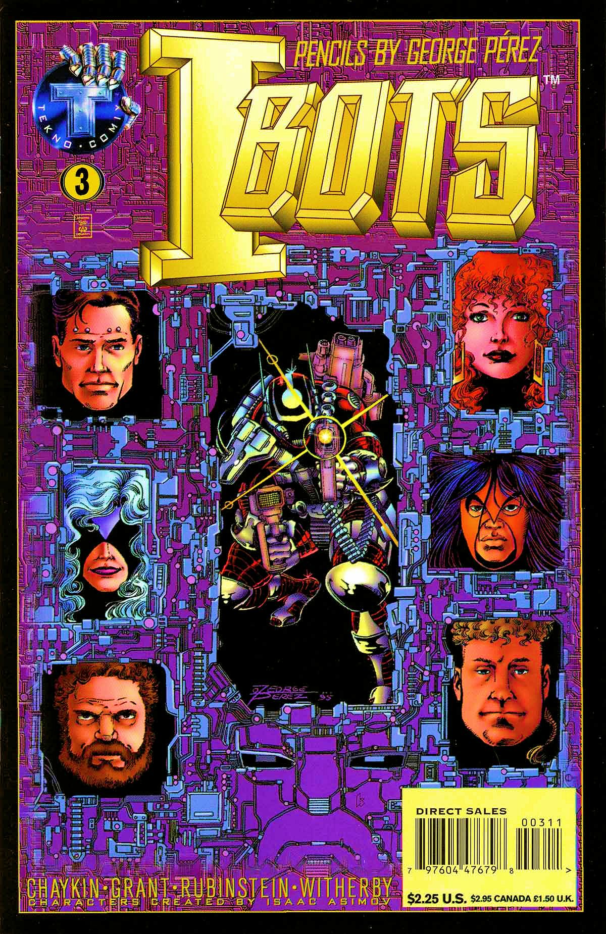 Read online Isaac Asimov's I-Bots comic -  Issue #3 - 1