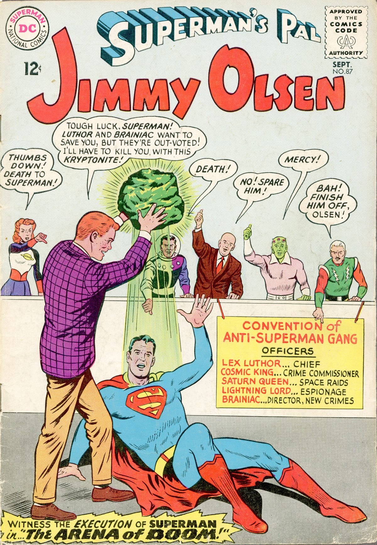 Read online Superman's Pal Jimmy Olsen comic -  Issue #87 - 1