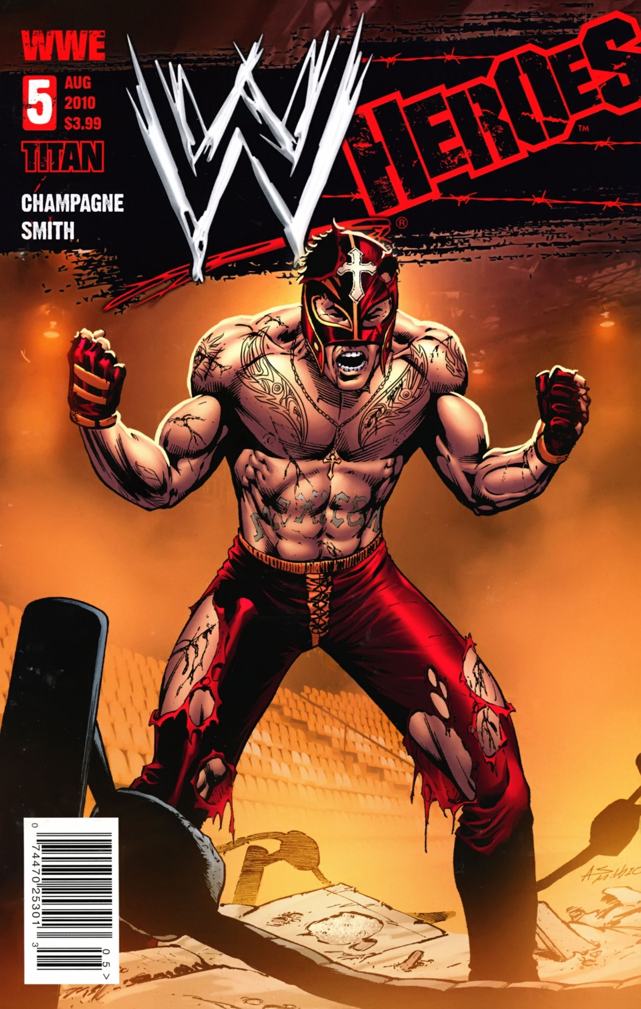 Read online WWE Heroes comic -  Issue #5 - 1