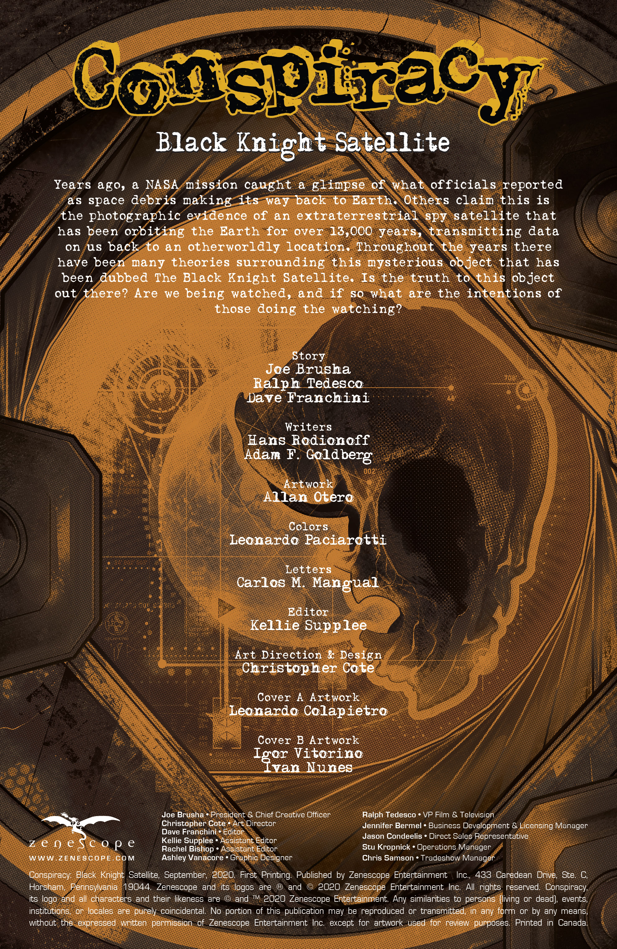 Read online Conspiracy: Black Knight Satellite comic -  Issue # Full - 2