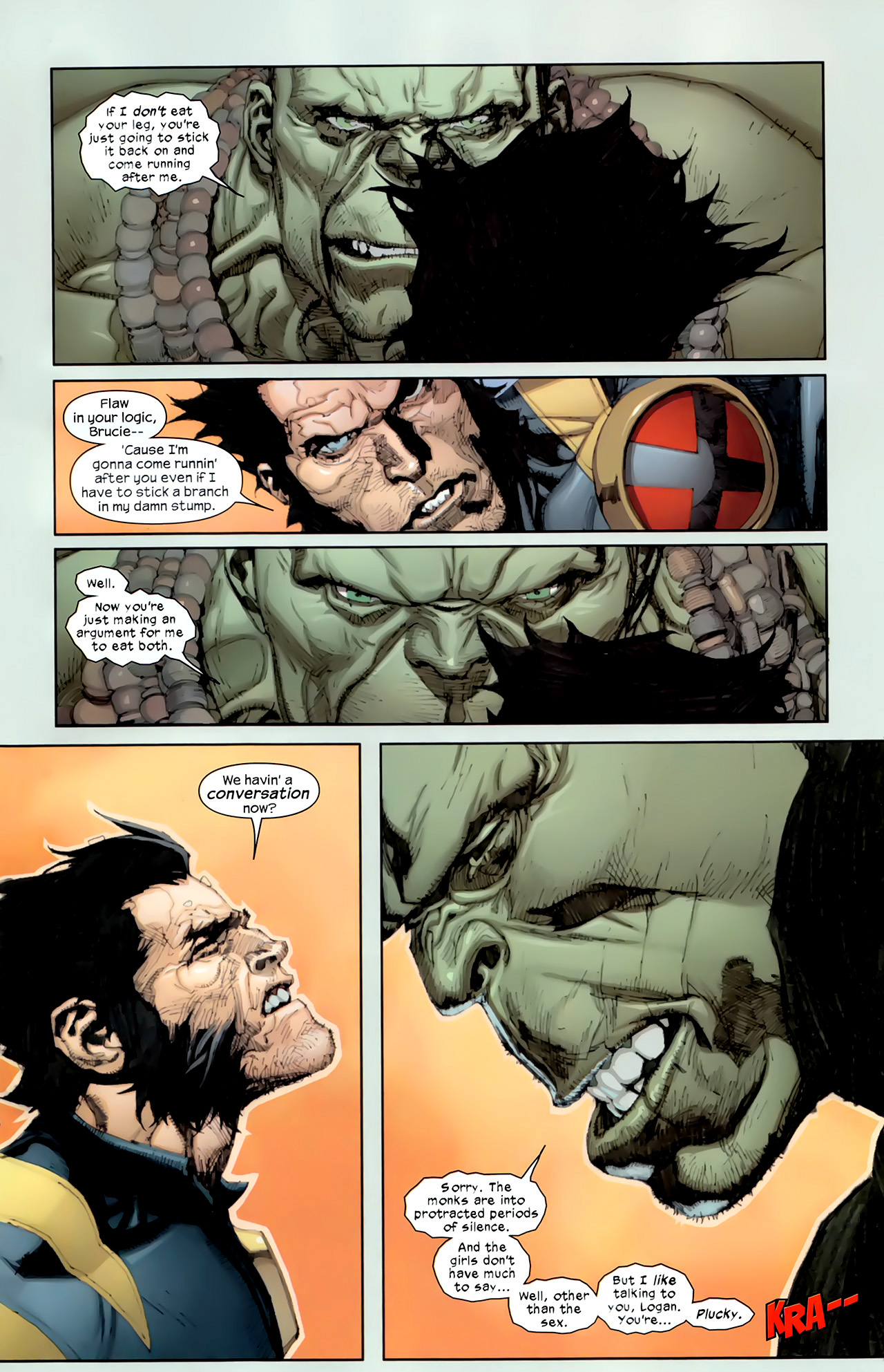 Read online Ultimate Wolverine vs. Hulk comic -  Issue #3 - 9