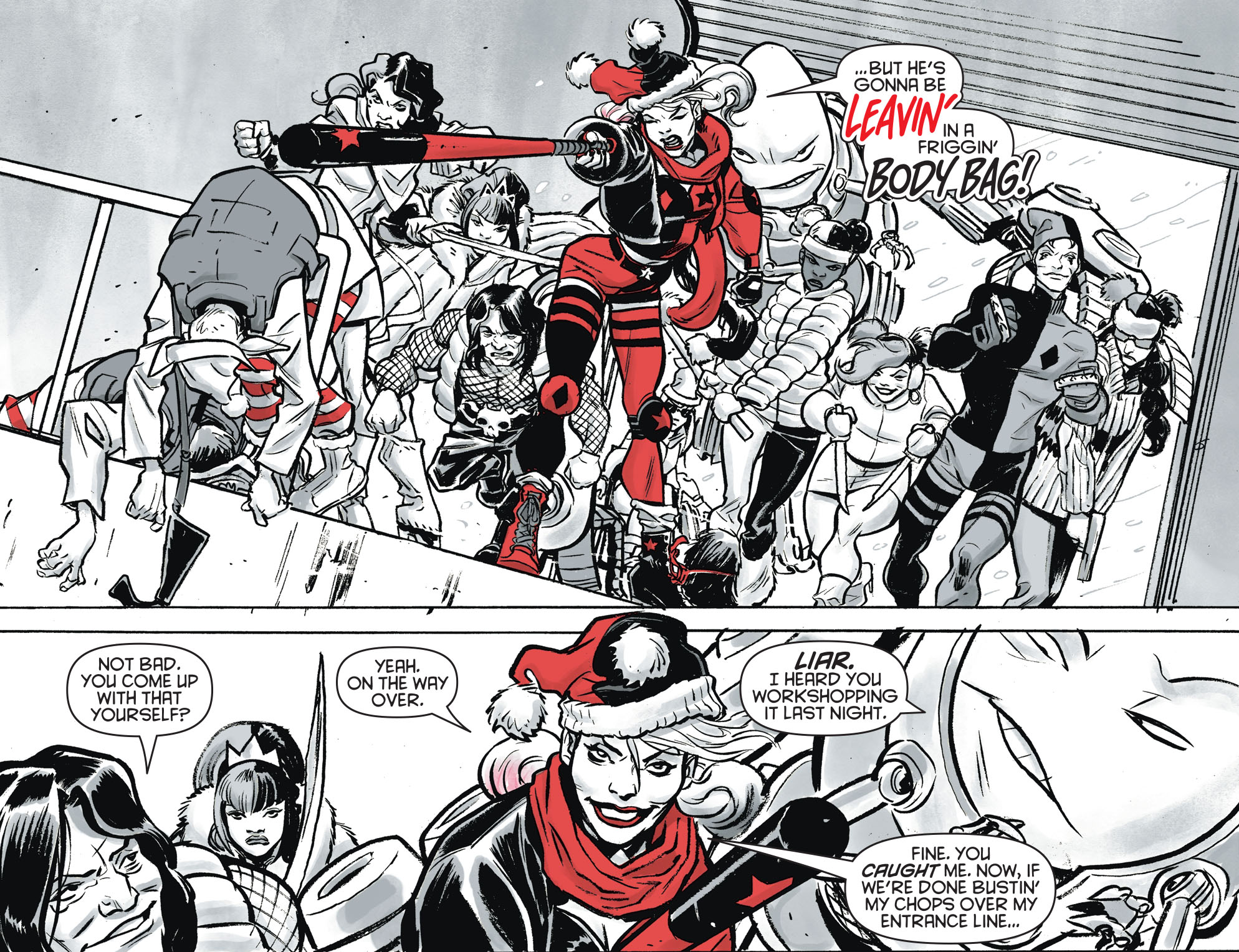 Read online Harley Quinn Black   White   Red comic -  Issue #16 - 6