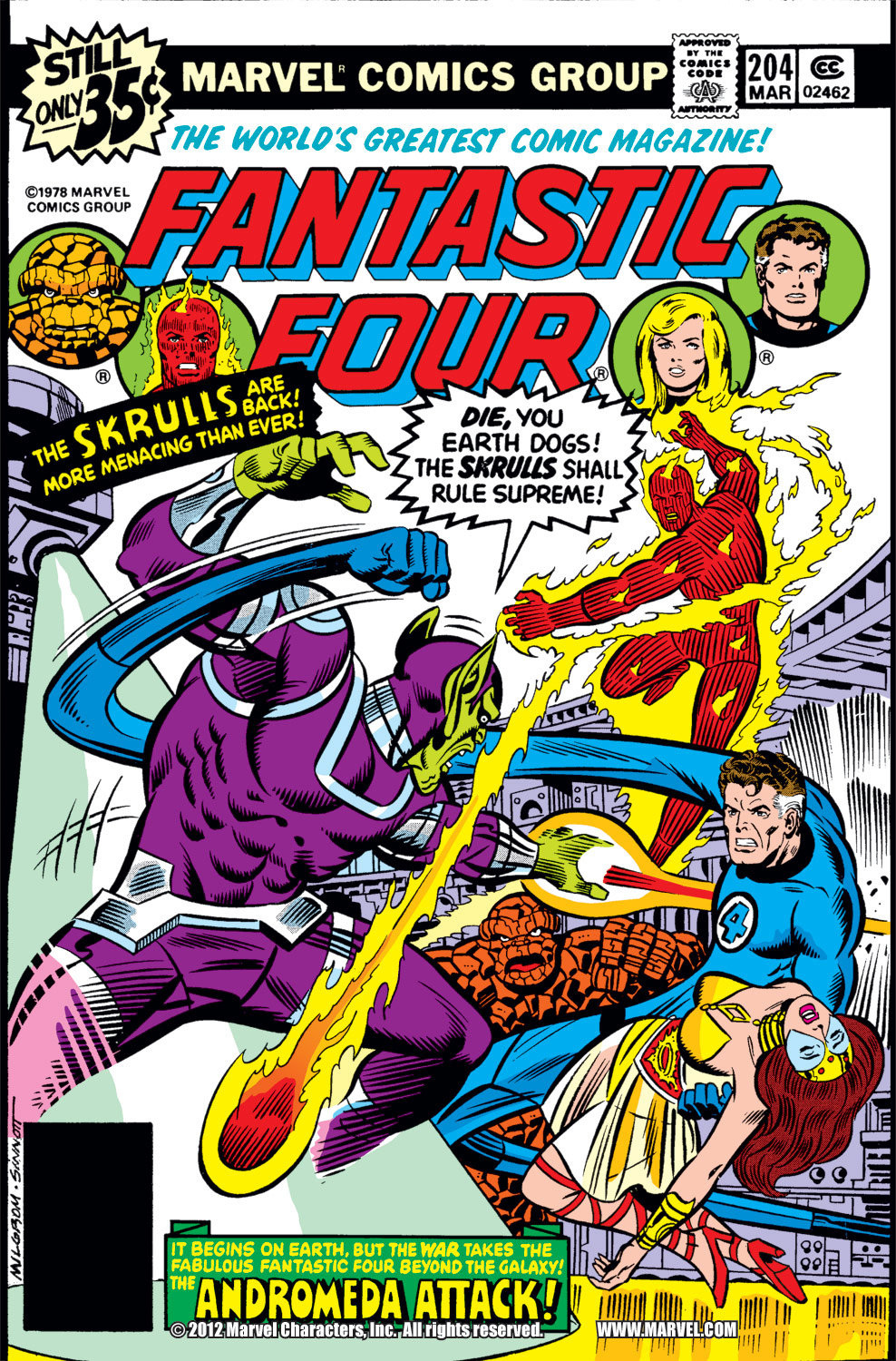 Read online Fantastic Four (1961) comic -  Issue #204 - 1