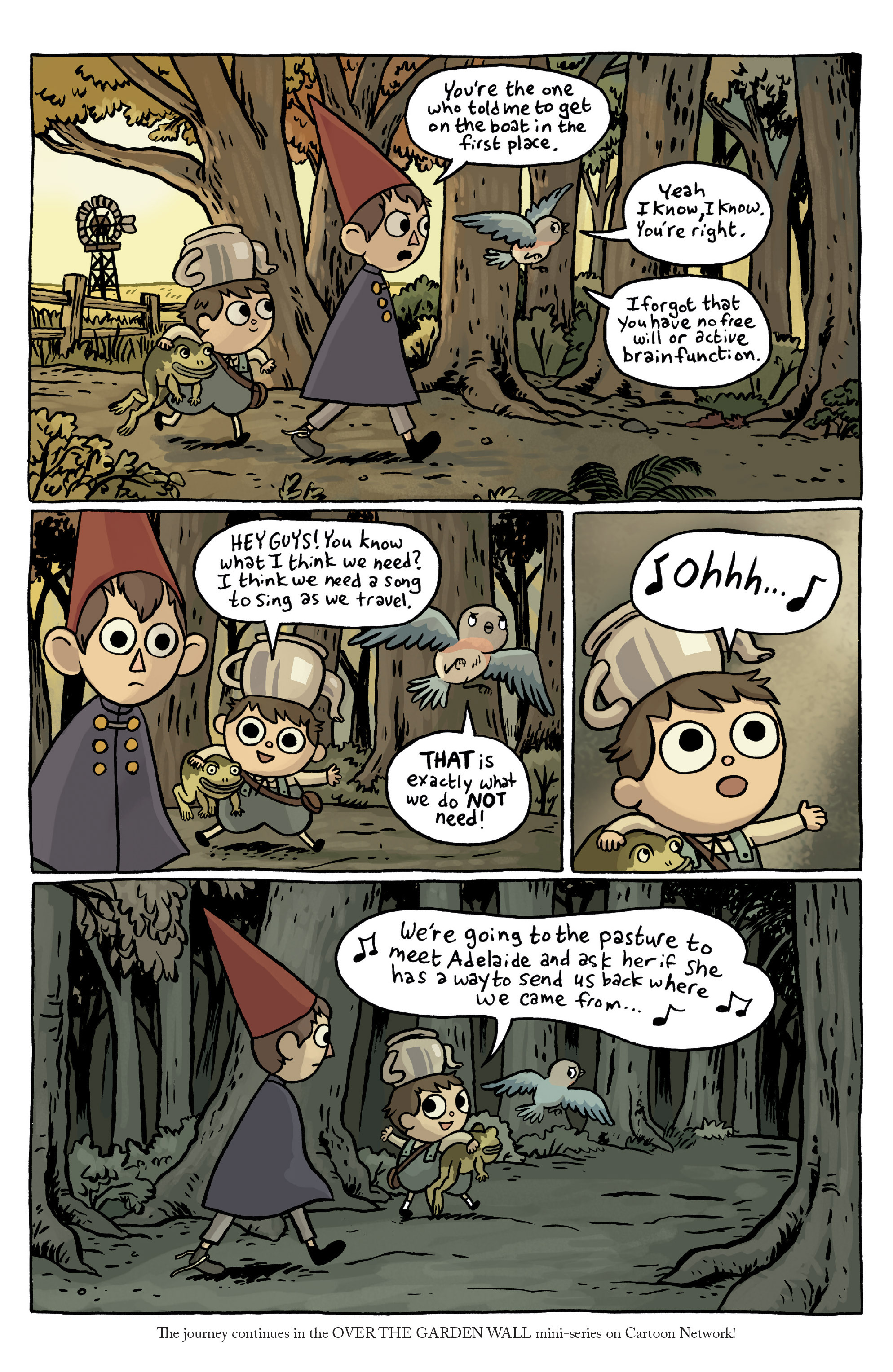 Read online Over the Garden Wall (2015) comic -  Issue # _Special - 29