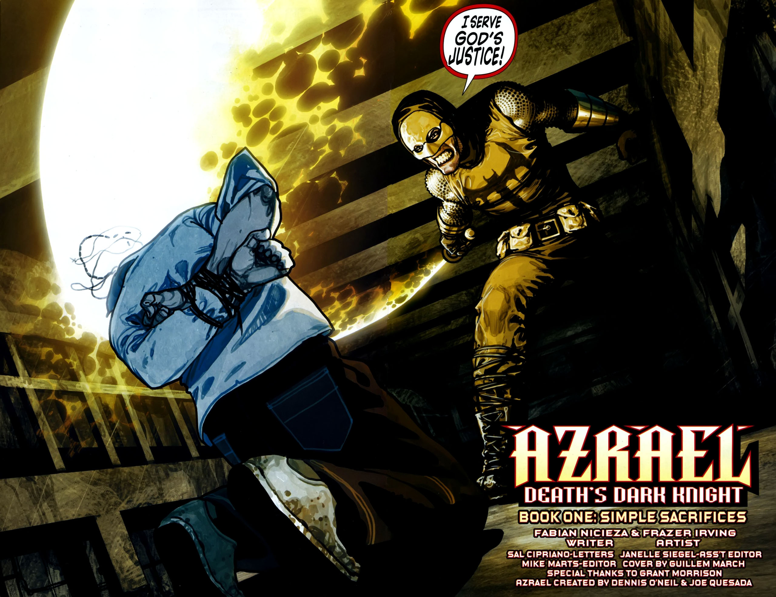 Read online Azrael: Death's Dark Knight comic -  Issue #1 - 4