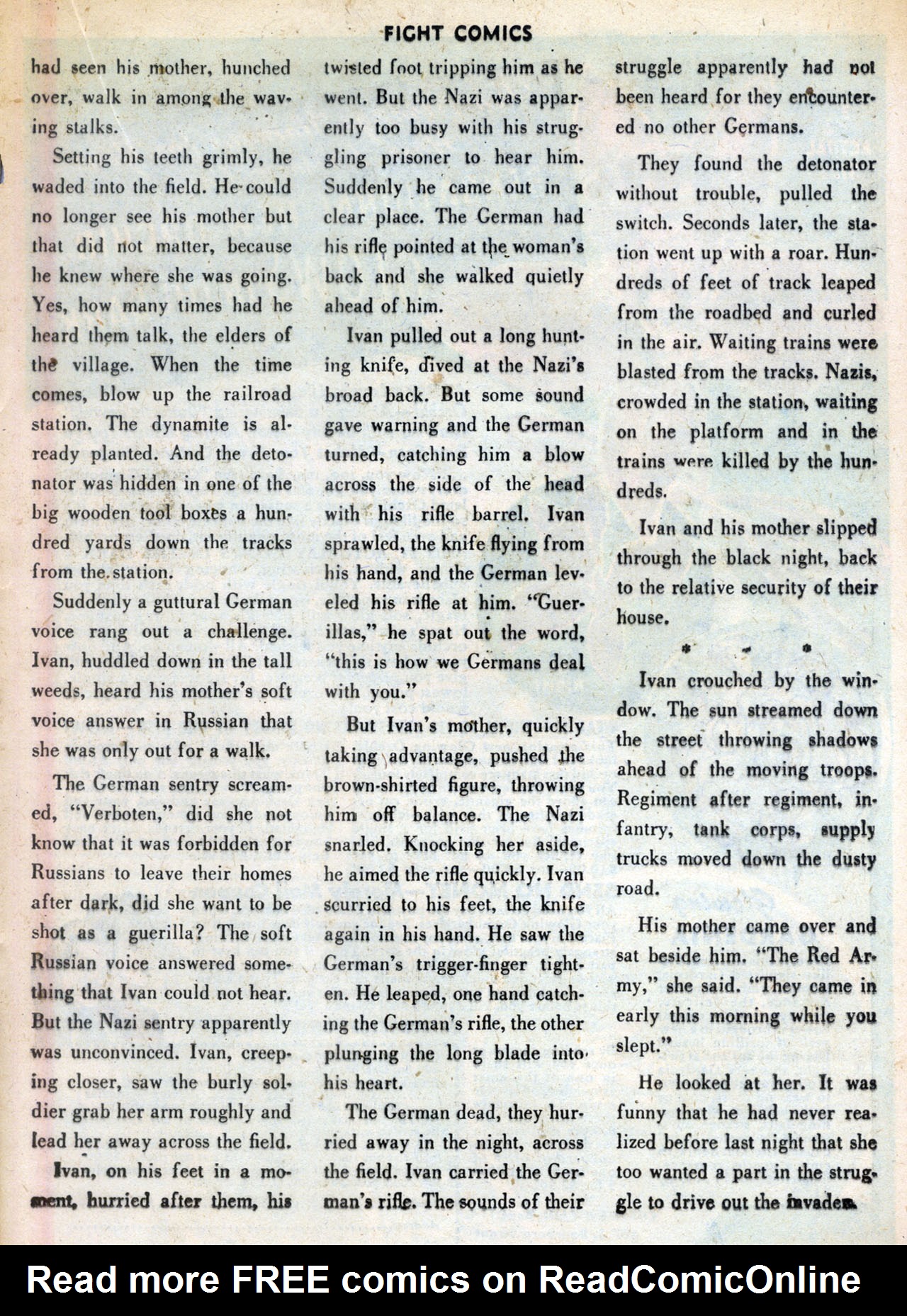 Read online Fight Comics comic -  Issue #34 - 33