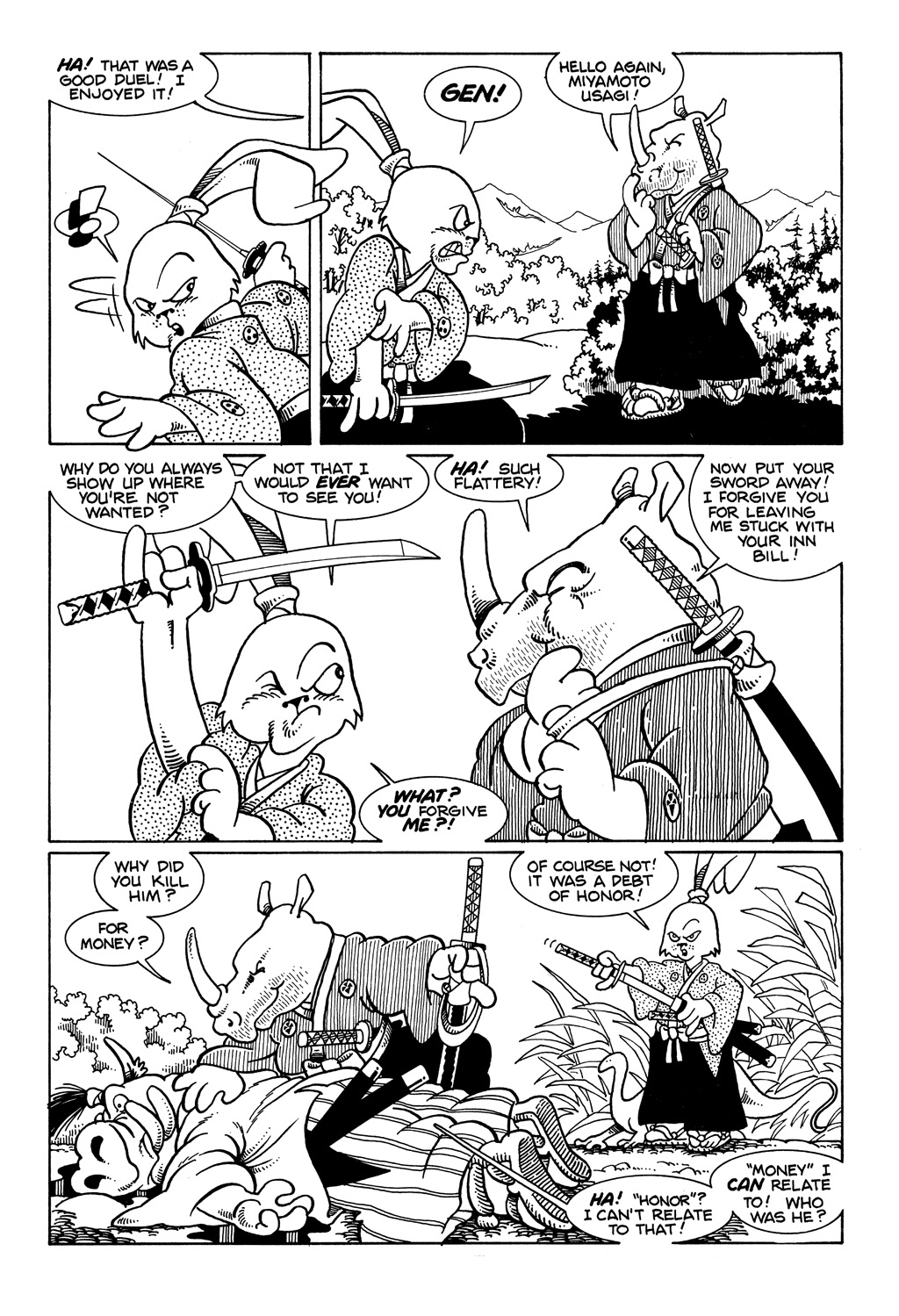 Read online Usagi Yojimbo (1987) comic -  Issue #1 - 6