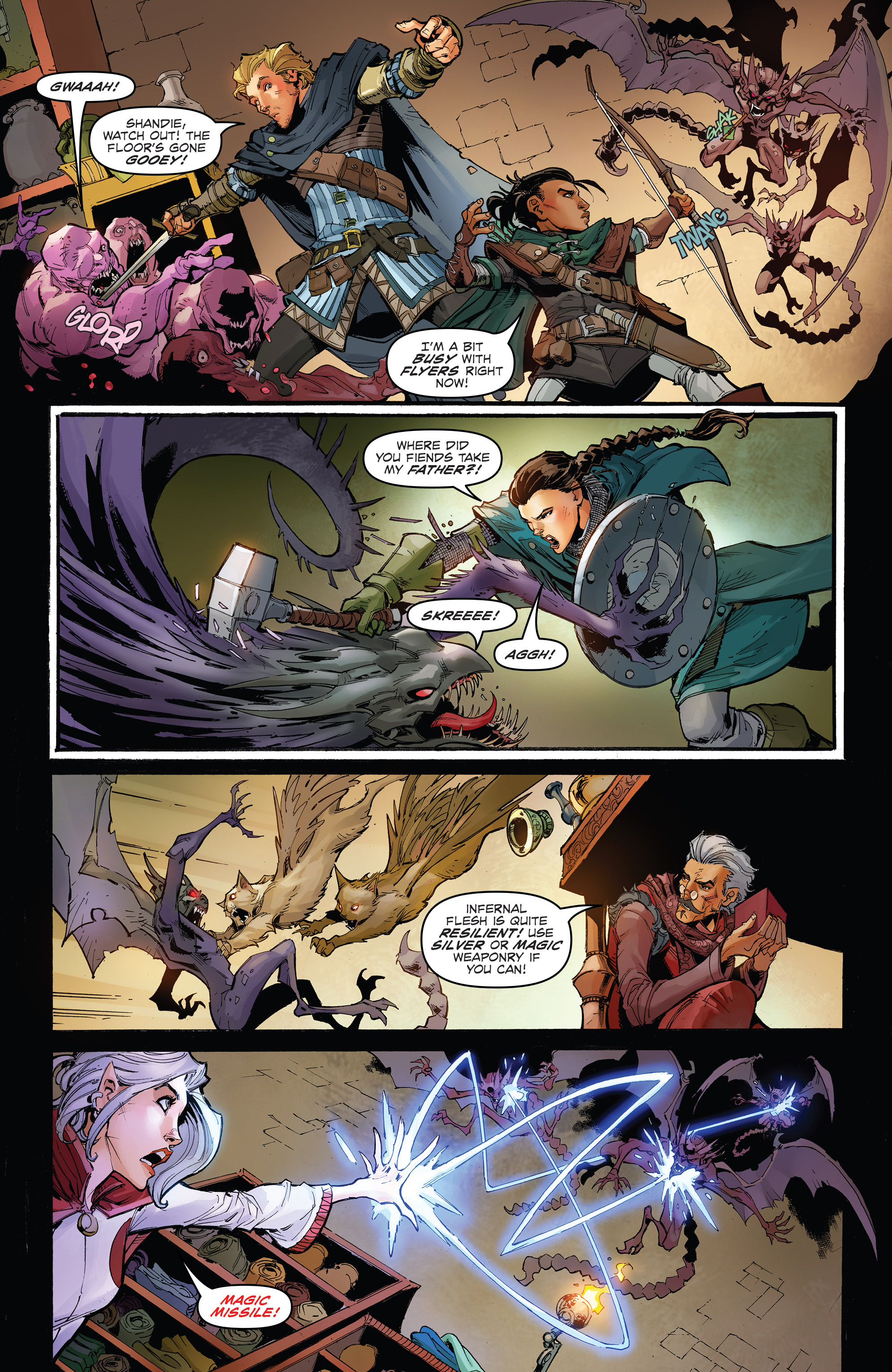 Read online Dungeons & Dragons: Infernal Tides comic -  Issue #1 - 17