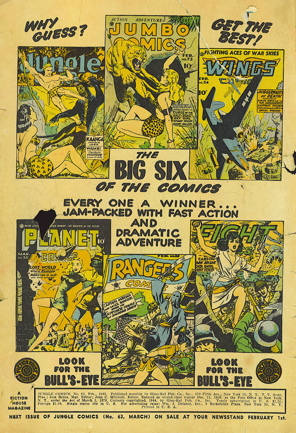 Read online Jungle Comics comic -  Issue #62 - 2