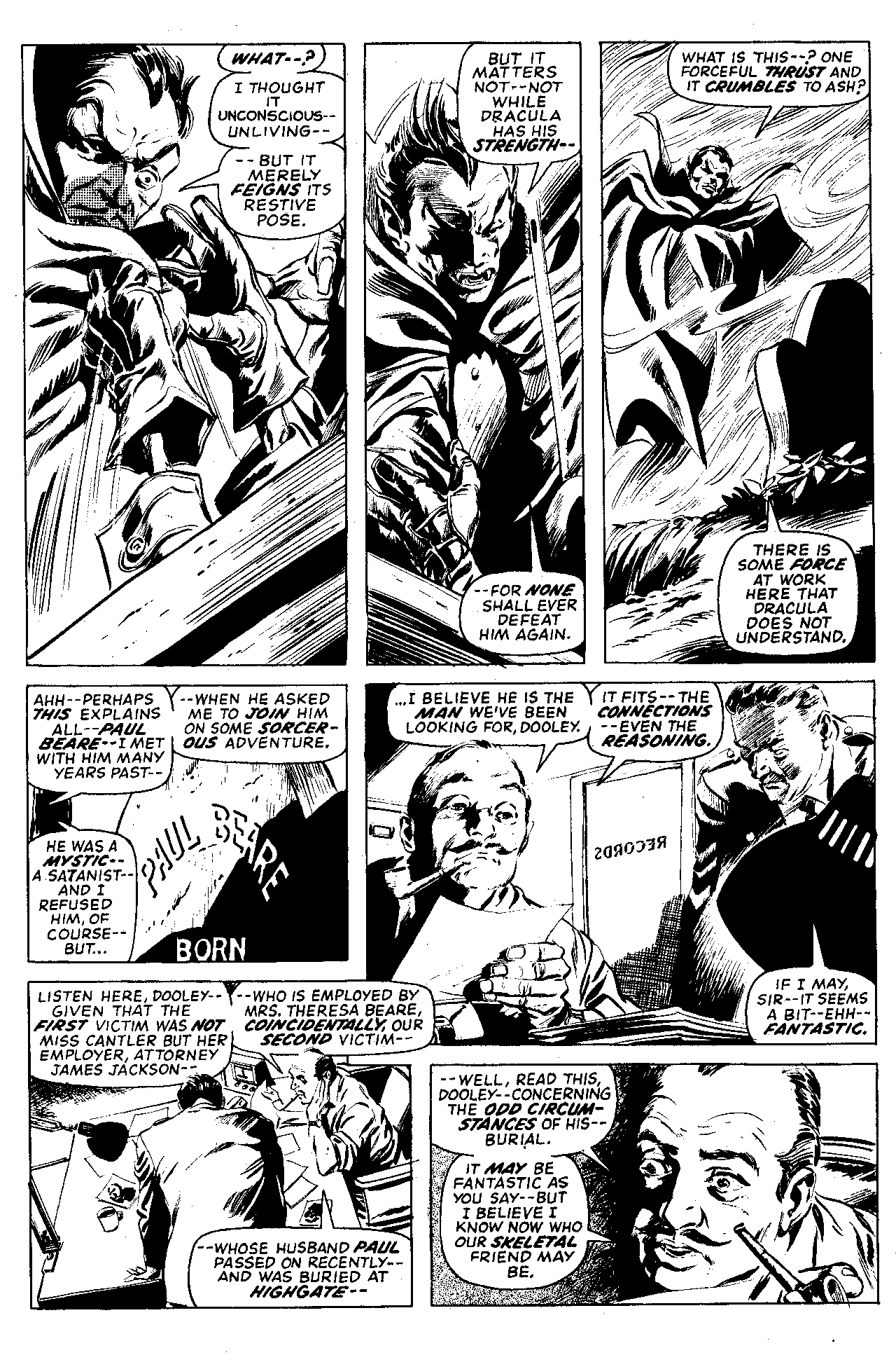 Read online Essential The Tomb of Dracula comic -  Issue # TPB 1 (Part 4) - 34