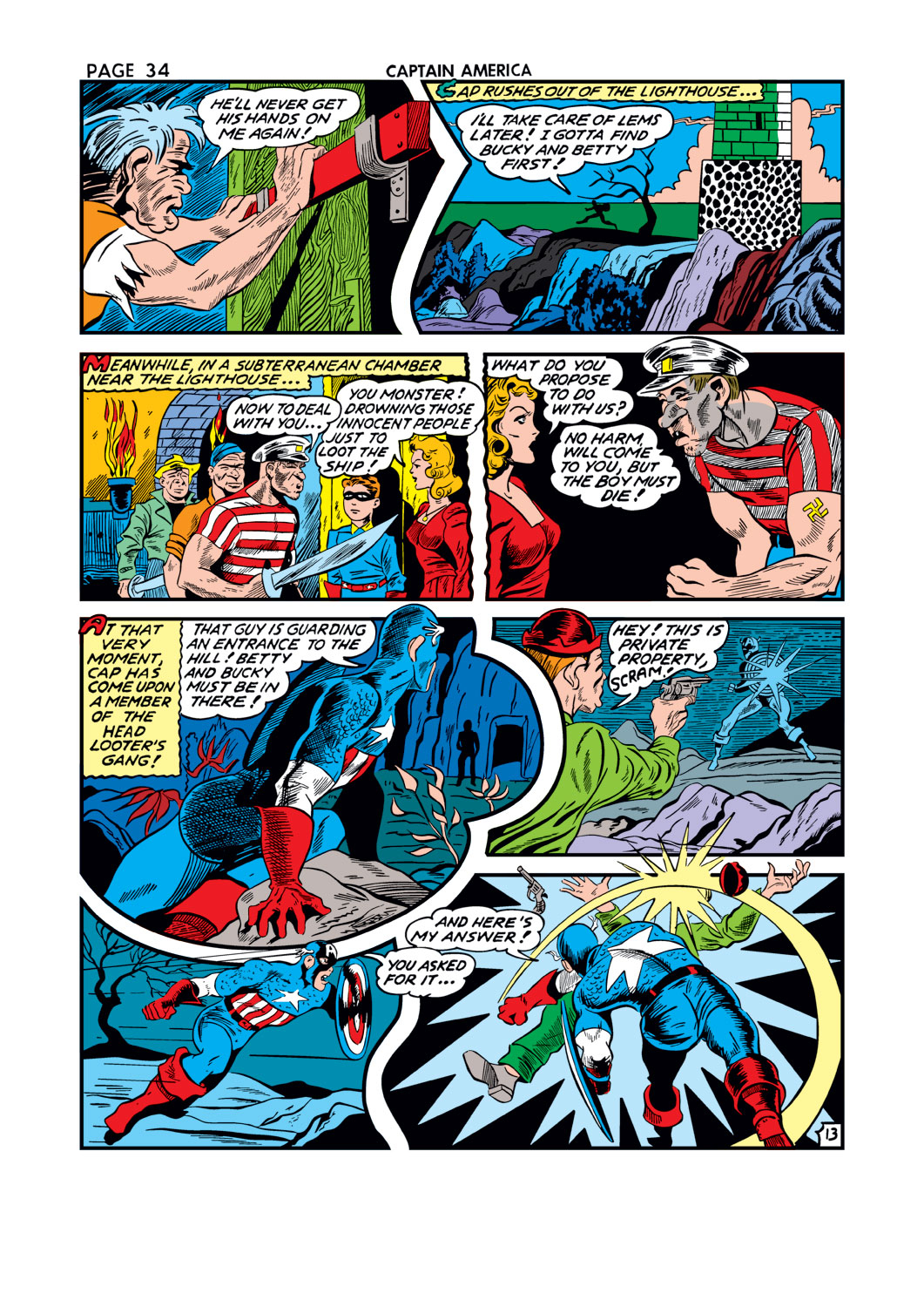 Captain America Comics 13 Page 35