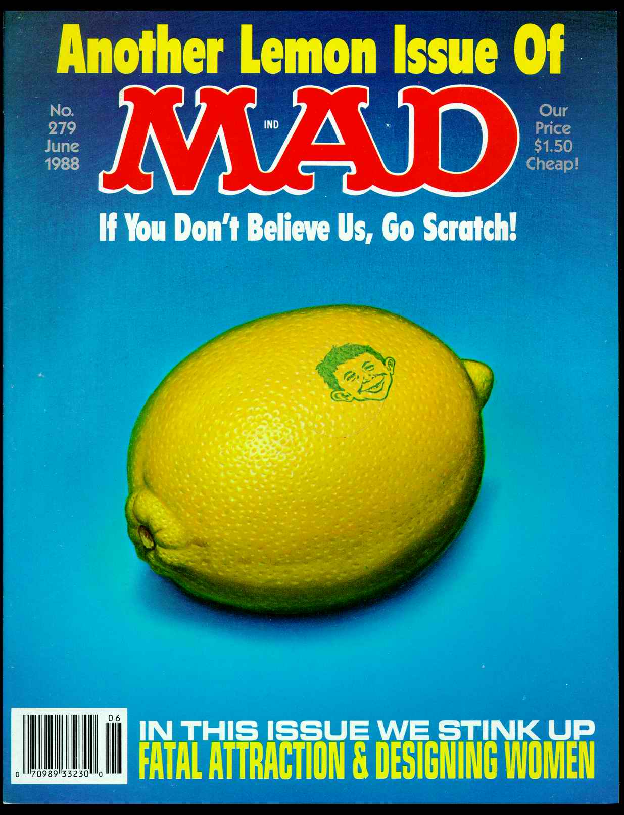 Read online MAD comic -  Issue #279 - 1