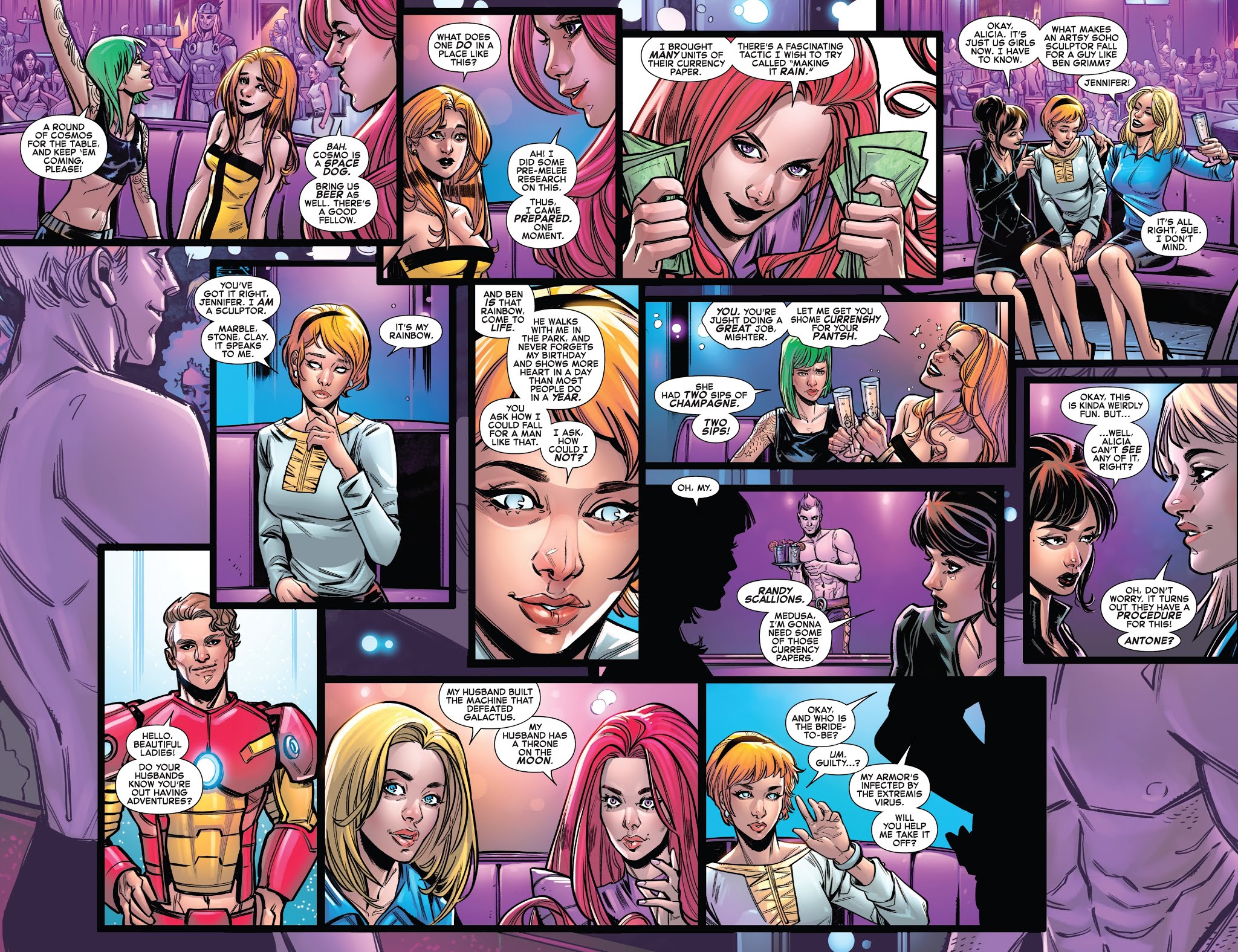 Read online Fantastic Four: Wedding Special comic -  Issue # Full - 10