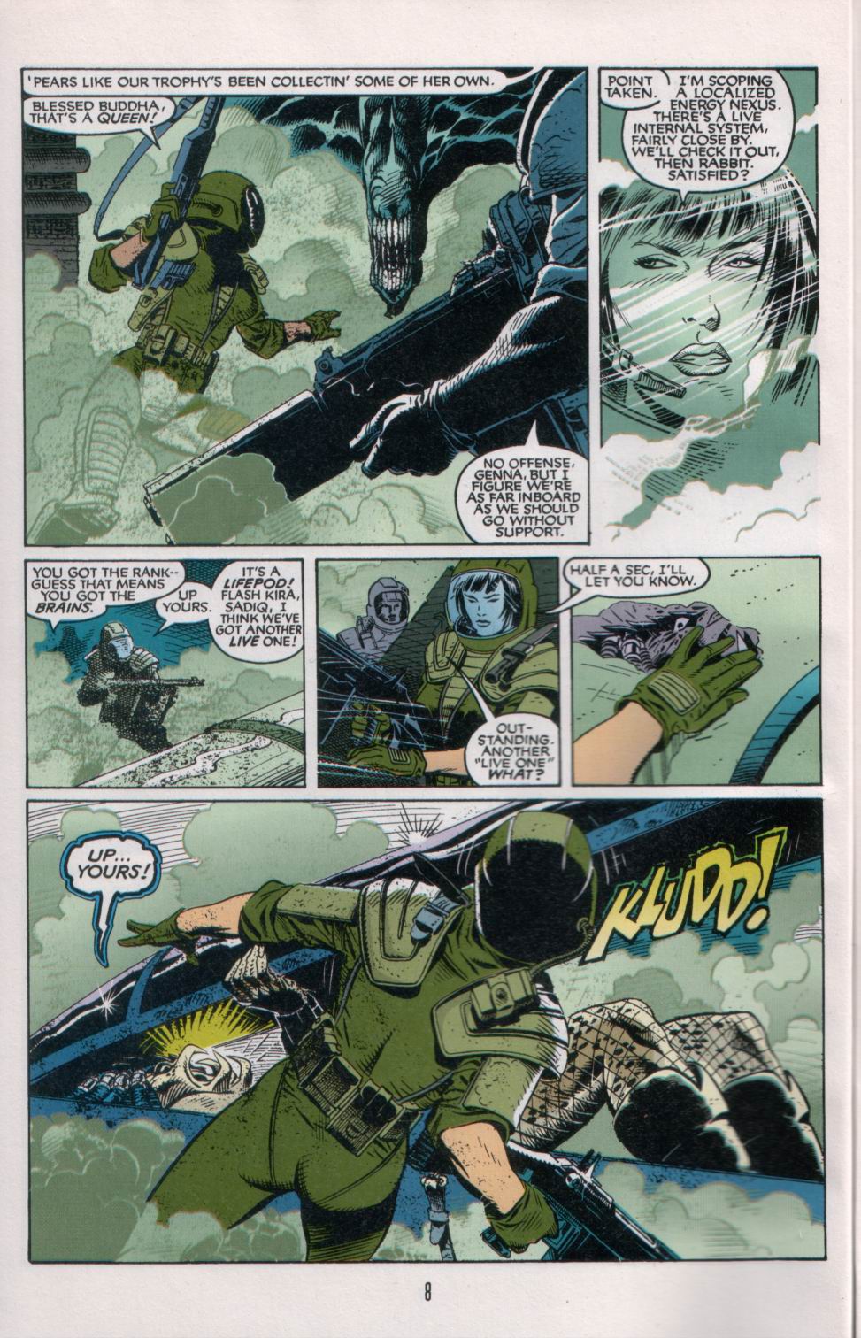 Read online Aliens/Predator: The Deadliest of the Species comic -  Issue #6 - 10