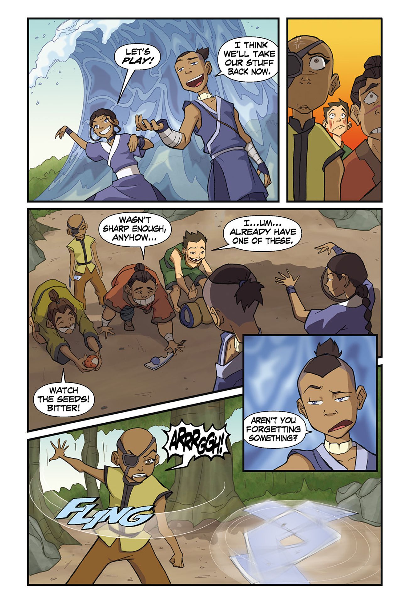 Read online Nickelodeon Avatar: The Last Airbender - The Lost Adventures comic -  Issue # Full - 70