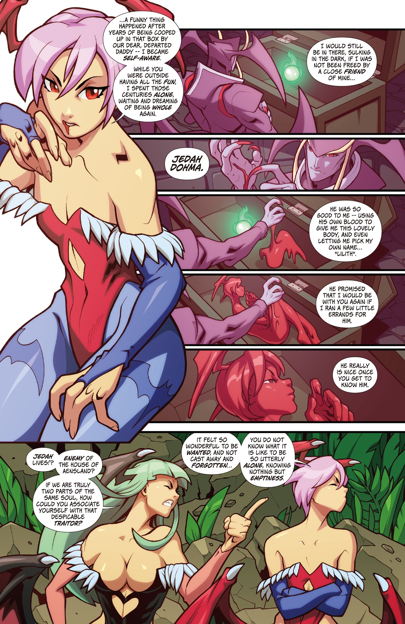 Read online Street Fighter VS Darkstalkers comic -  Issue #3 - 13