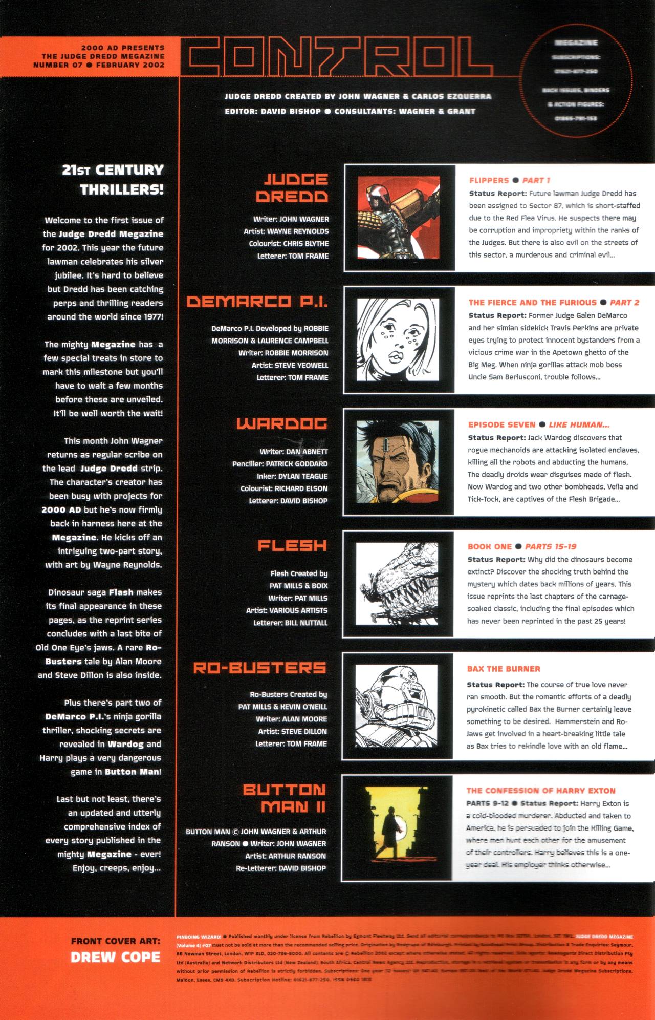Read online Judge Dredd Megazine (vol. 4) comic -  Issue #7 - 2