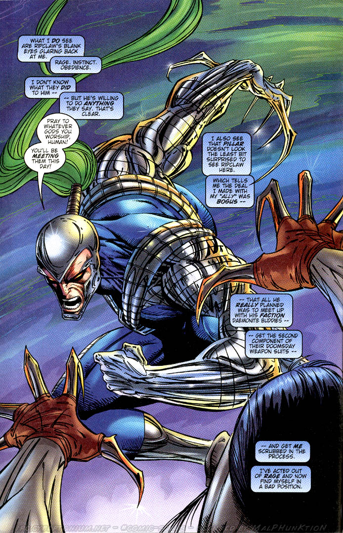 Read online Warblade: Endangered Species comic -  Issue #2 - 4
