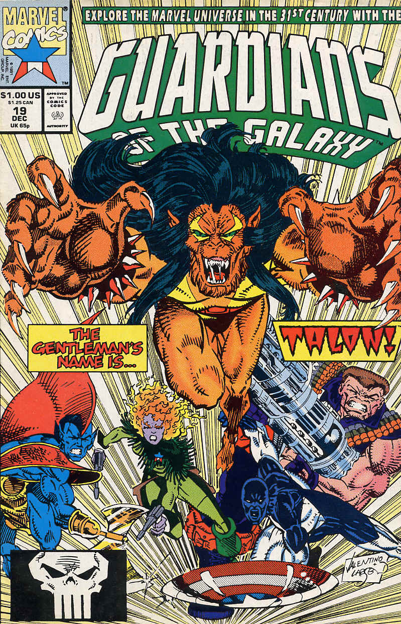 Read online Guardians of the Galaxy (1990) comic -  Issue #19 - 1