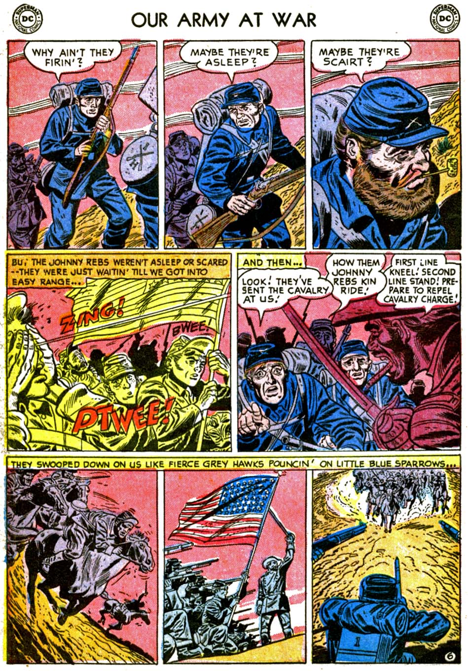 Read online Our Army at War (1952) comic -  Issue #6 - 8