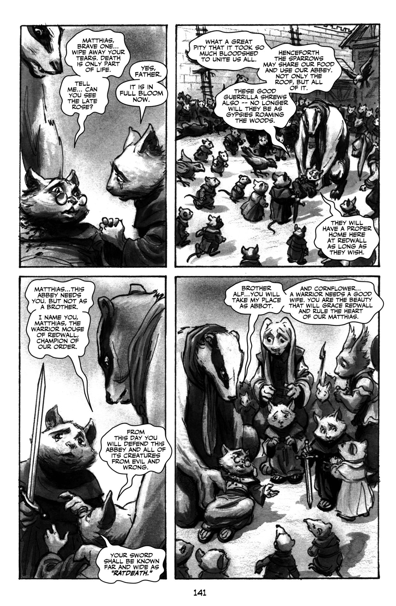 Read online Redwall: The Graphic Novel comic -  Issue # TPB - 145