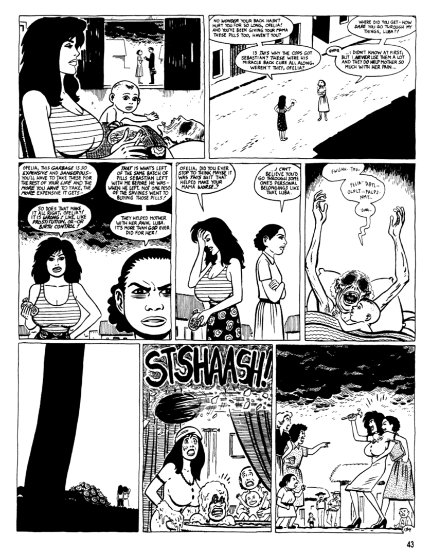 Read online Love and Rockets (1982) comic -  Issue #40 - 45