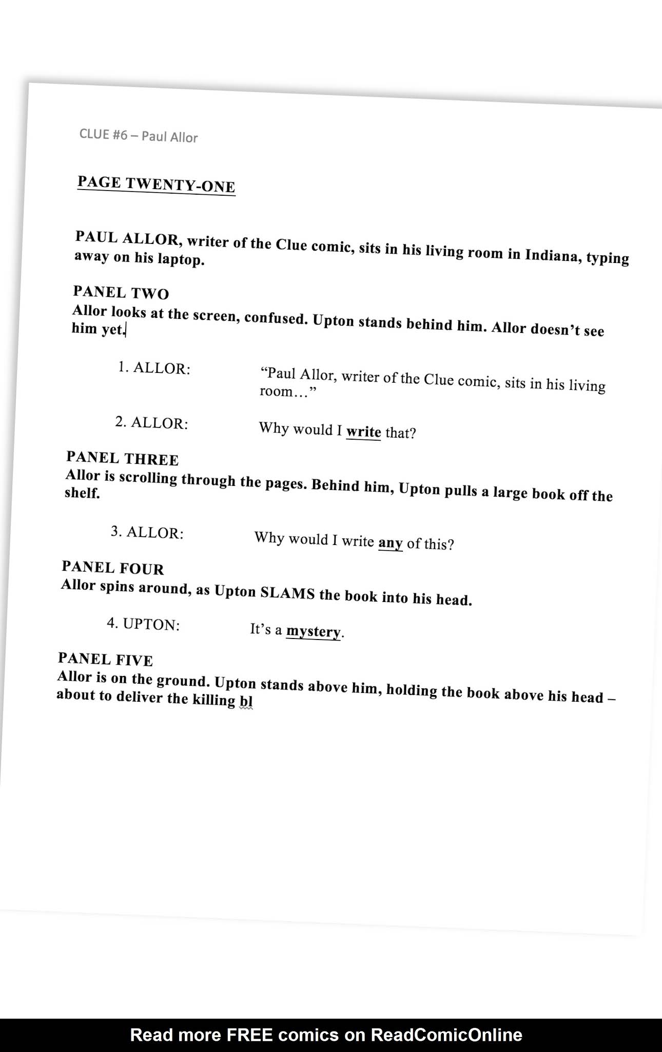 Read online Clue comic -  Issue # _TPB (Part 2) - 41