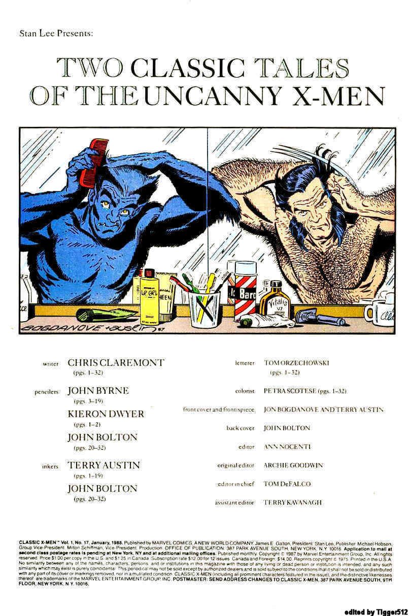 Classic X-Men Issue #17 #17 - English 2