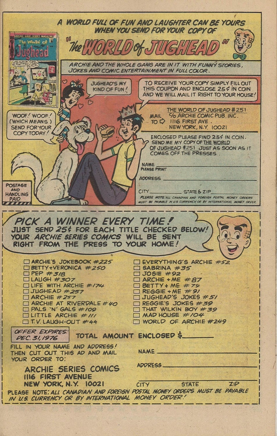 Read online Archie Giant Series Magazine comic -  Issue #249 - 27