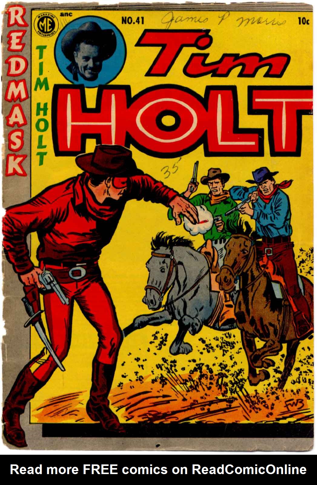 Read online Tim Holt comic -  Issue #41 - 1