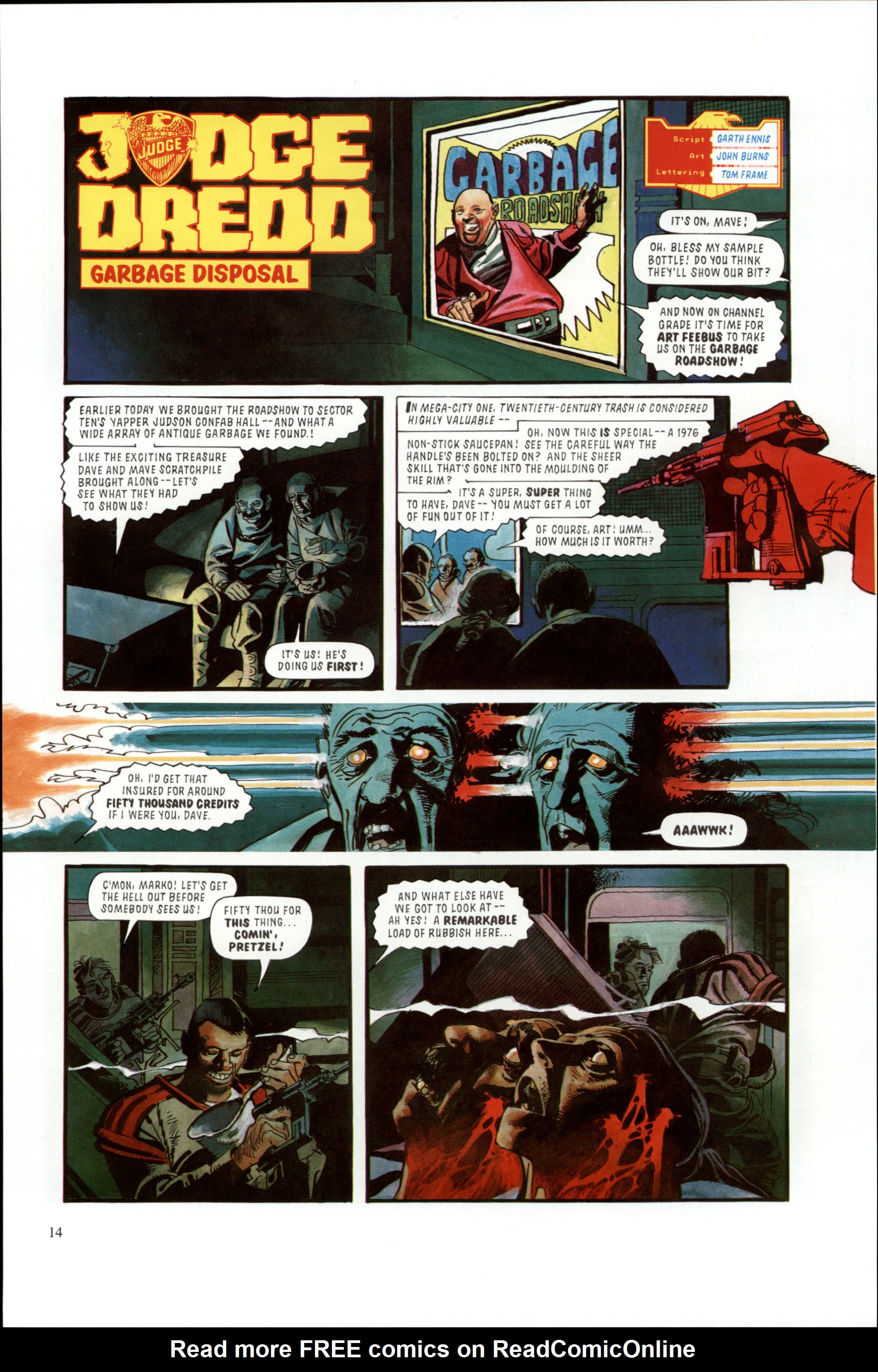 Read online Dredd Rules! comic -  Issue #12 - 16