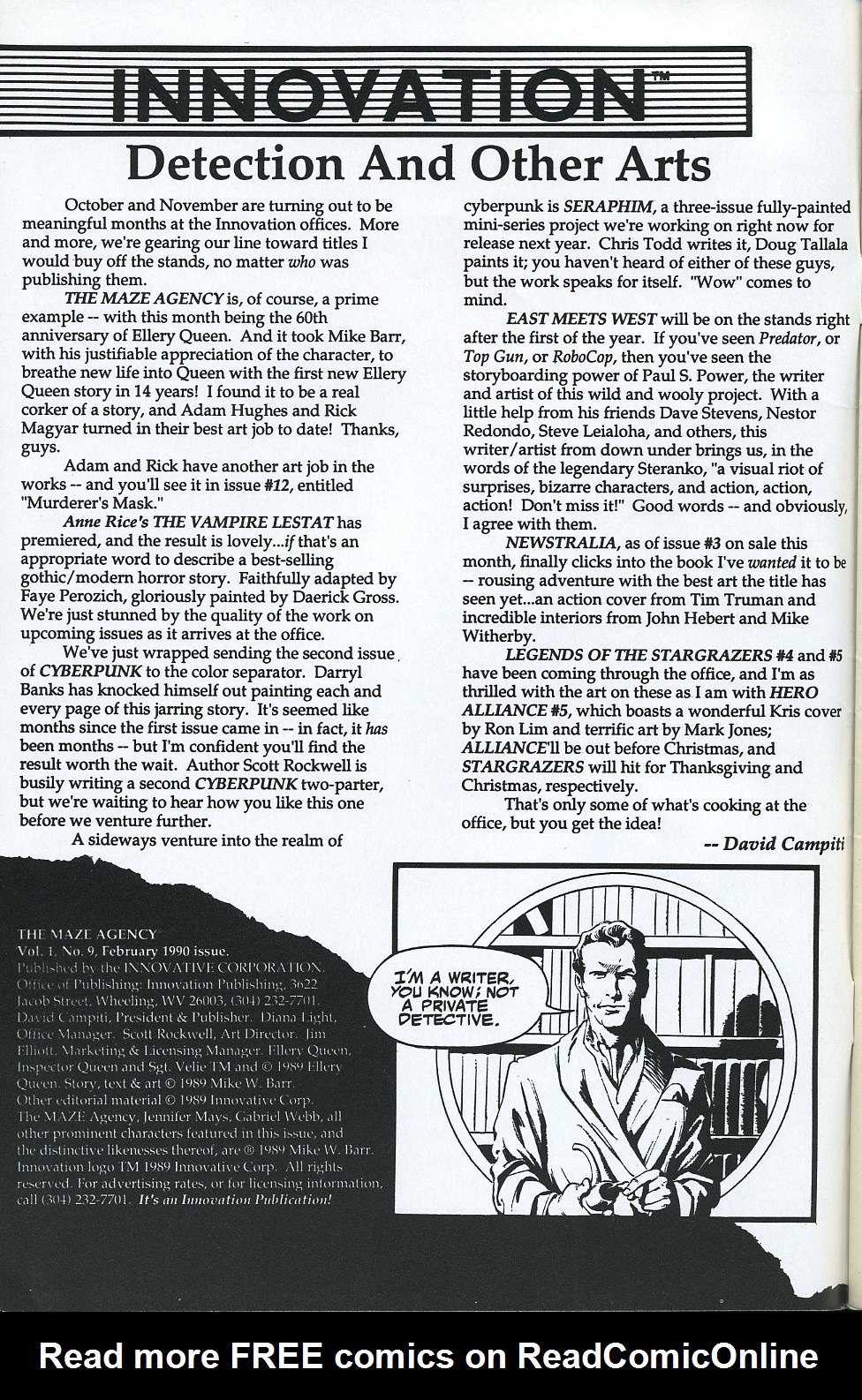 Read online Maze Agency (1989) comic -  Issue #9 - 2