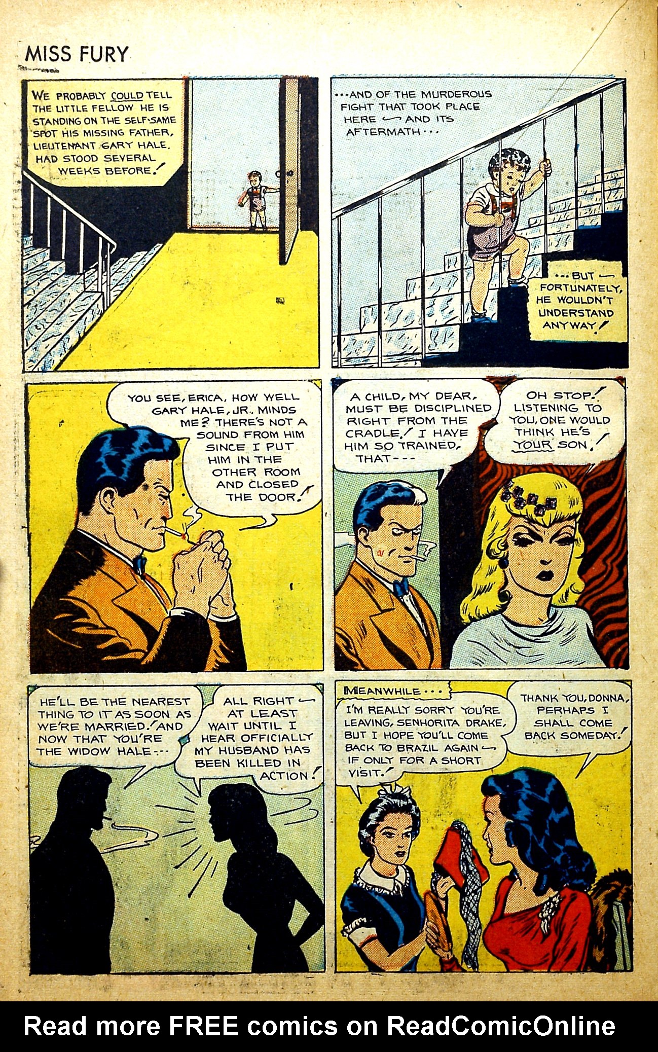 Read online Miss Fury (1942) comic -  Issue #8 - 23