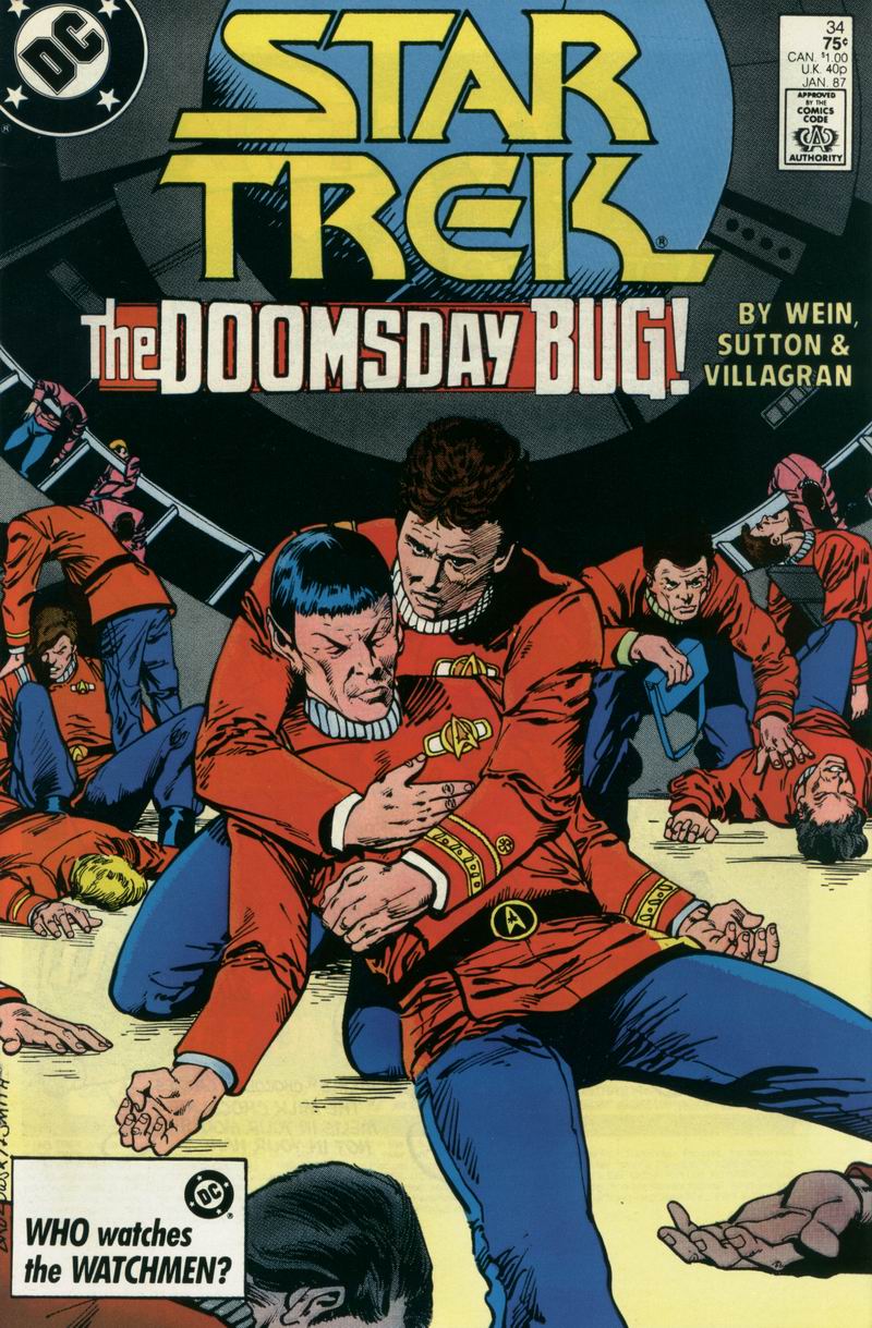 Read online Star Trek (1984) comic -  Issue #34 - 1