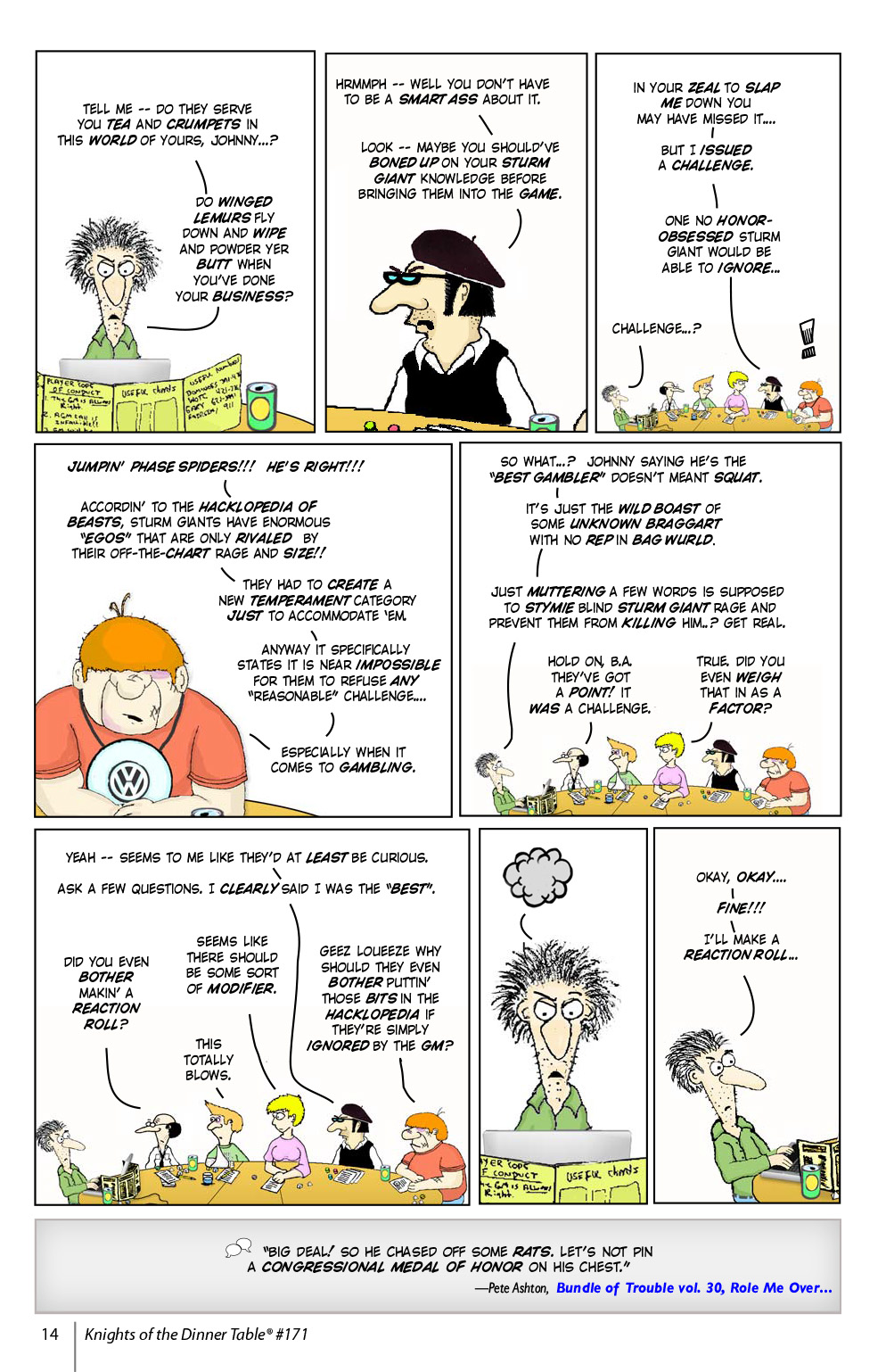 Read online Knights of the Dinner Table comic -  Issue #171 - 16