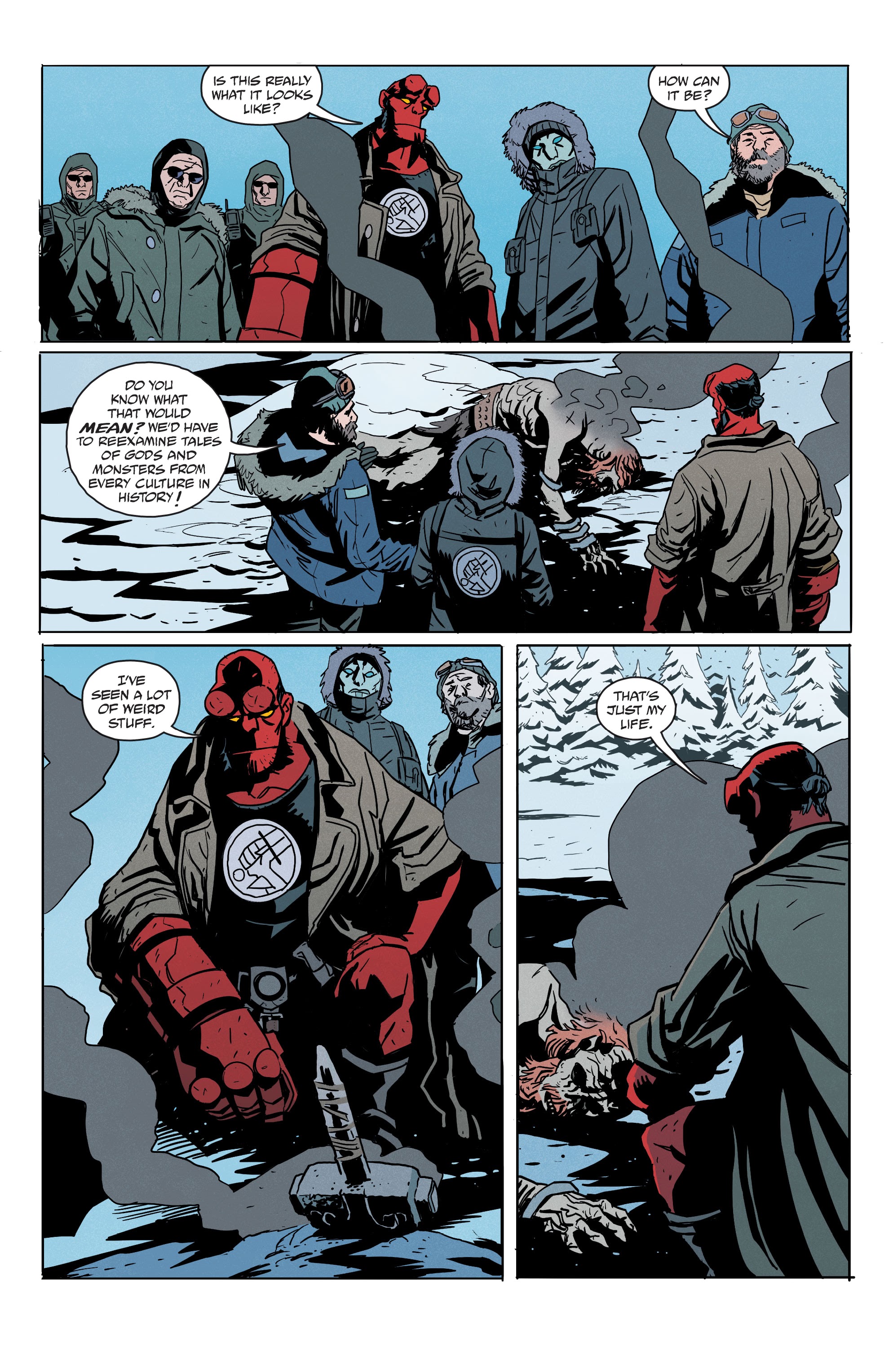 Read online Hellboy: The Bones of Giants comic -  Issue #1 - 6