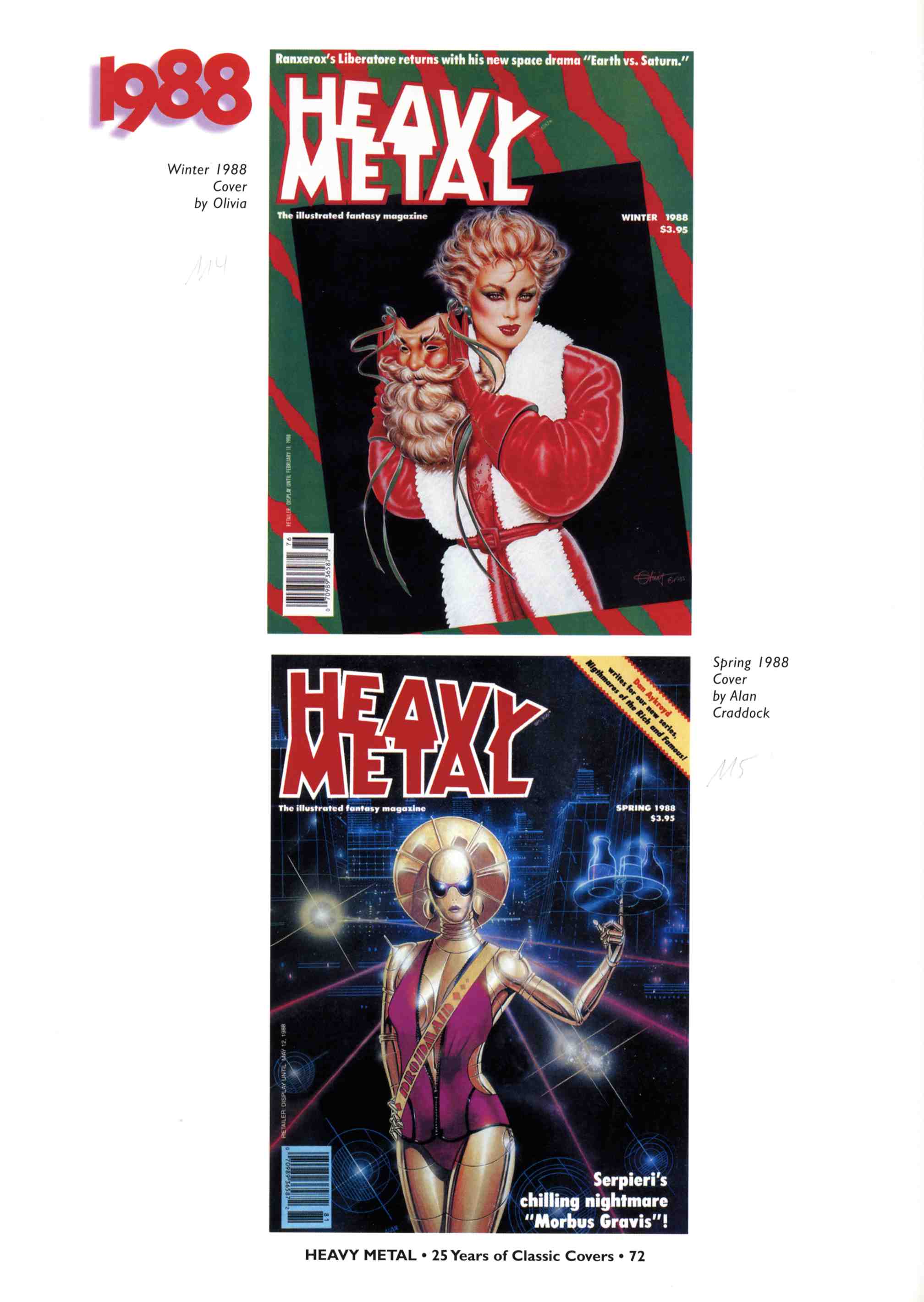 Read online Heavy Metal: 25 Years of Classic Covers comic -  Issue # TPB - 78