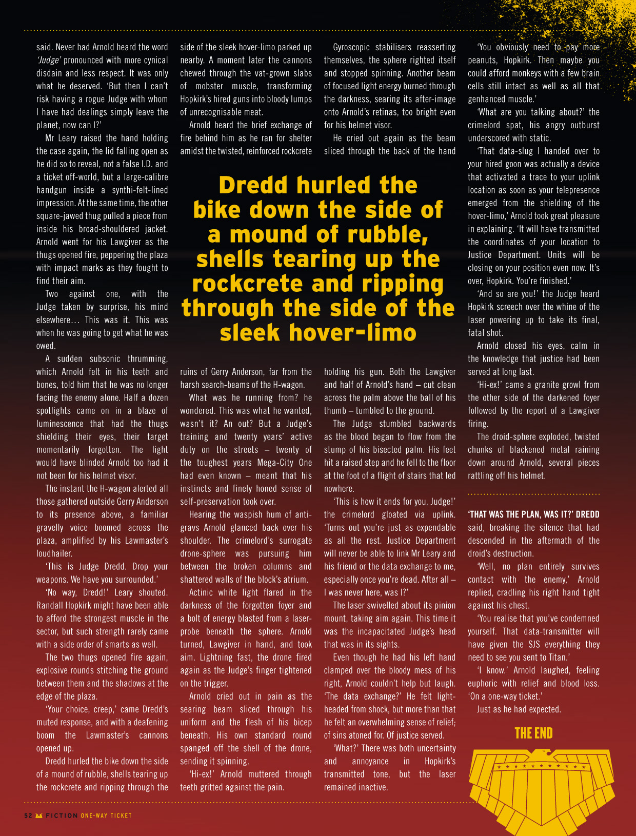 Read online Judge Dredd Megazine (Vol. 5) comic -  Issue #348 - 51