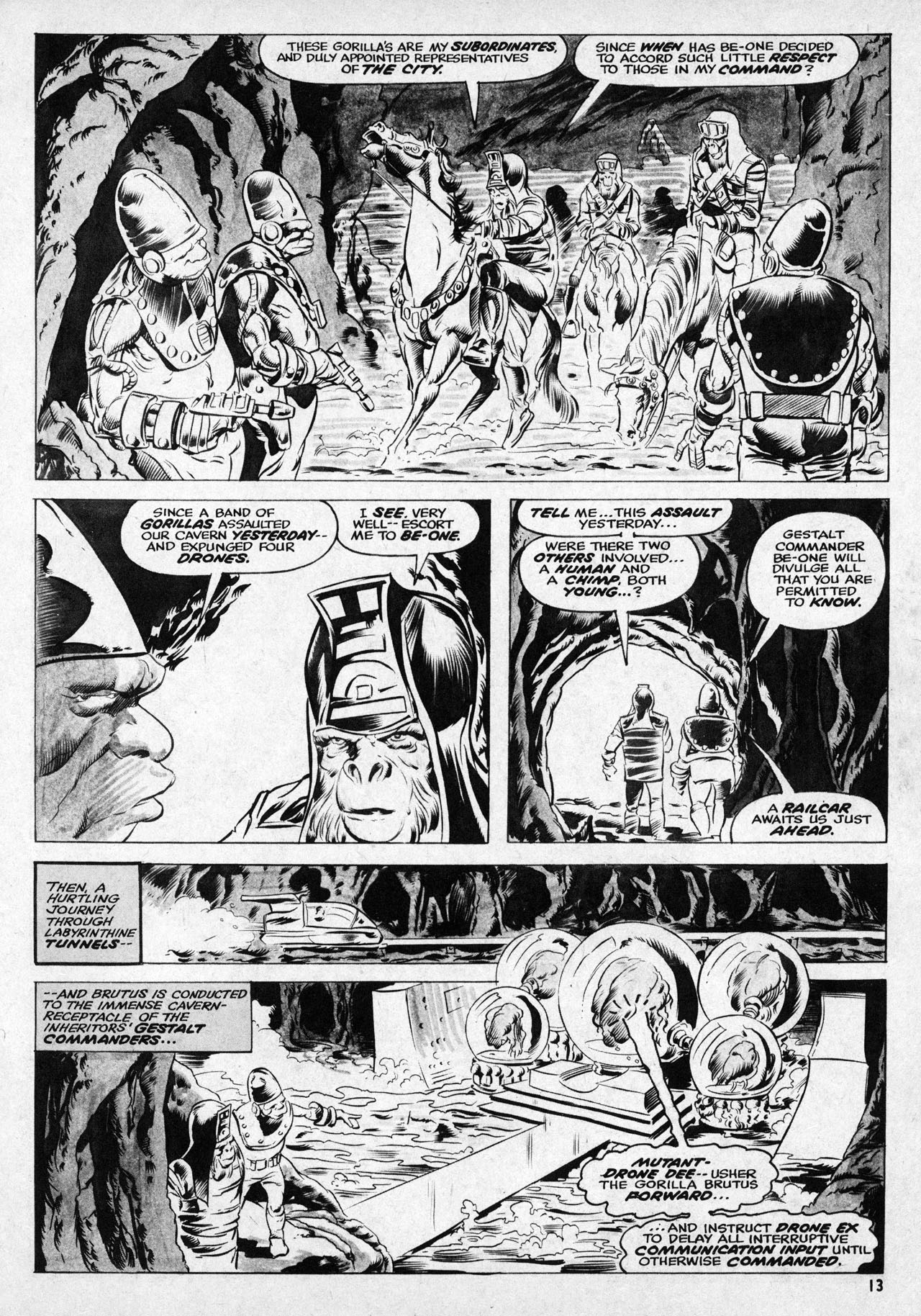 Read online Planet of the Apes comic -  Issue #4 - 12