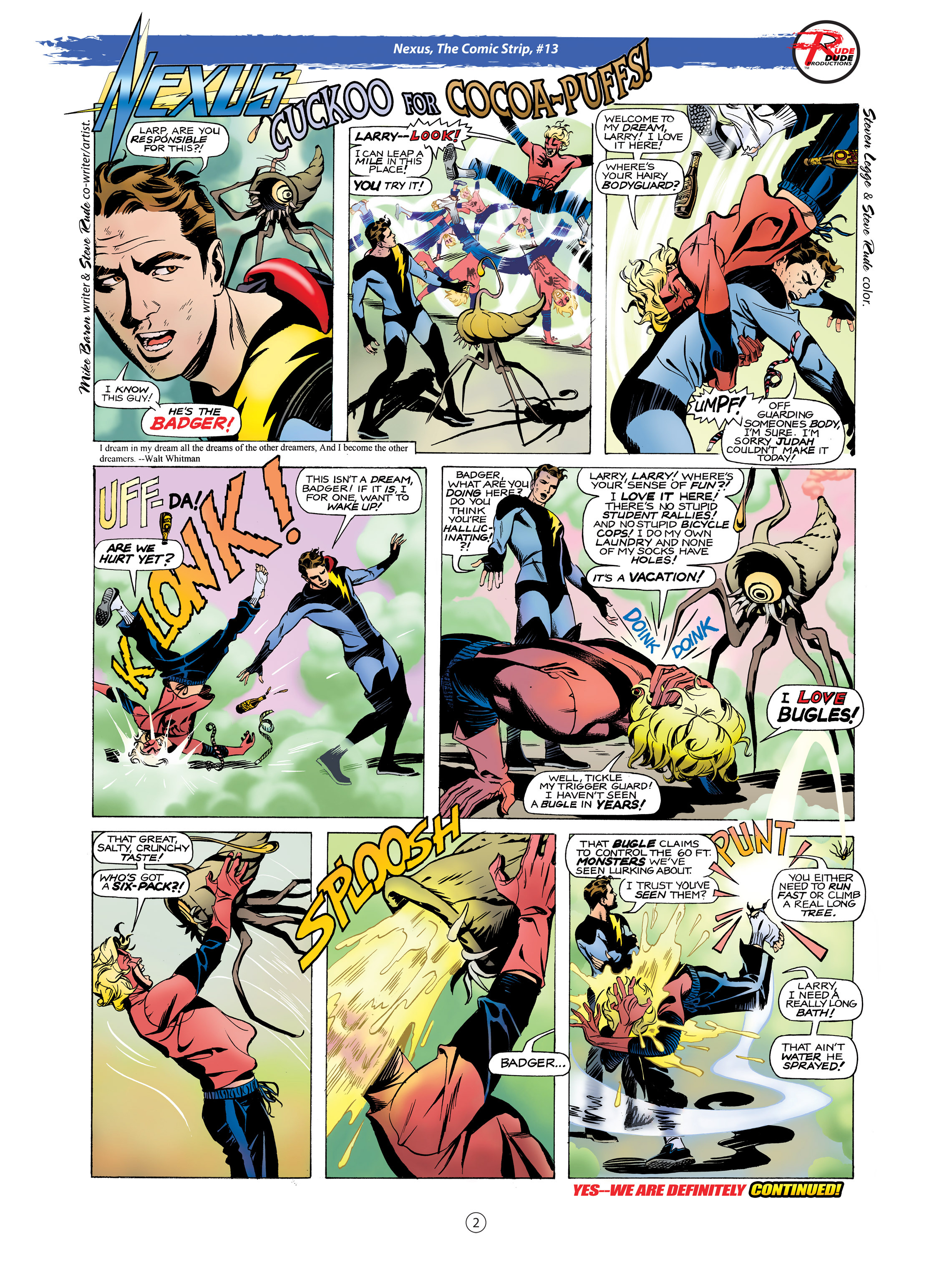 Read online Nexus: The Comic Strip comic -  Issue #4 - 2