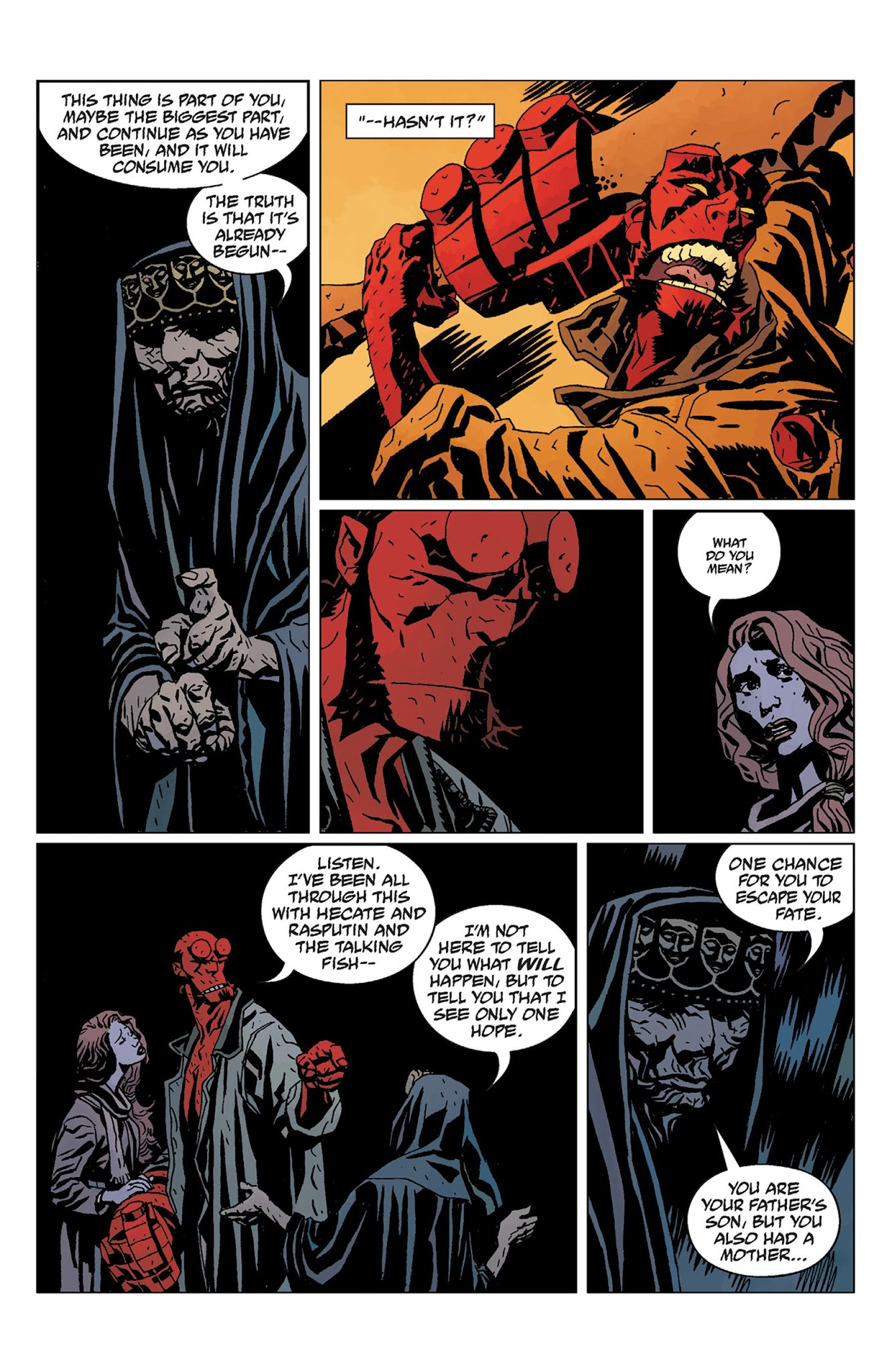 Read online Hellboy: The Wild Hunt comic -  Issue # TPB - 71