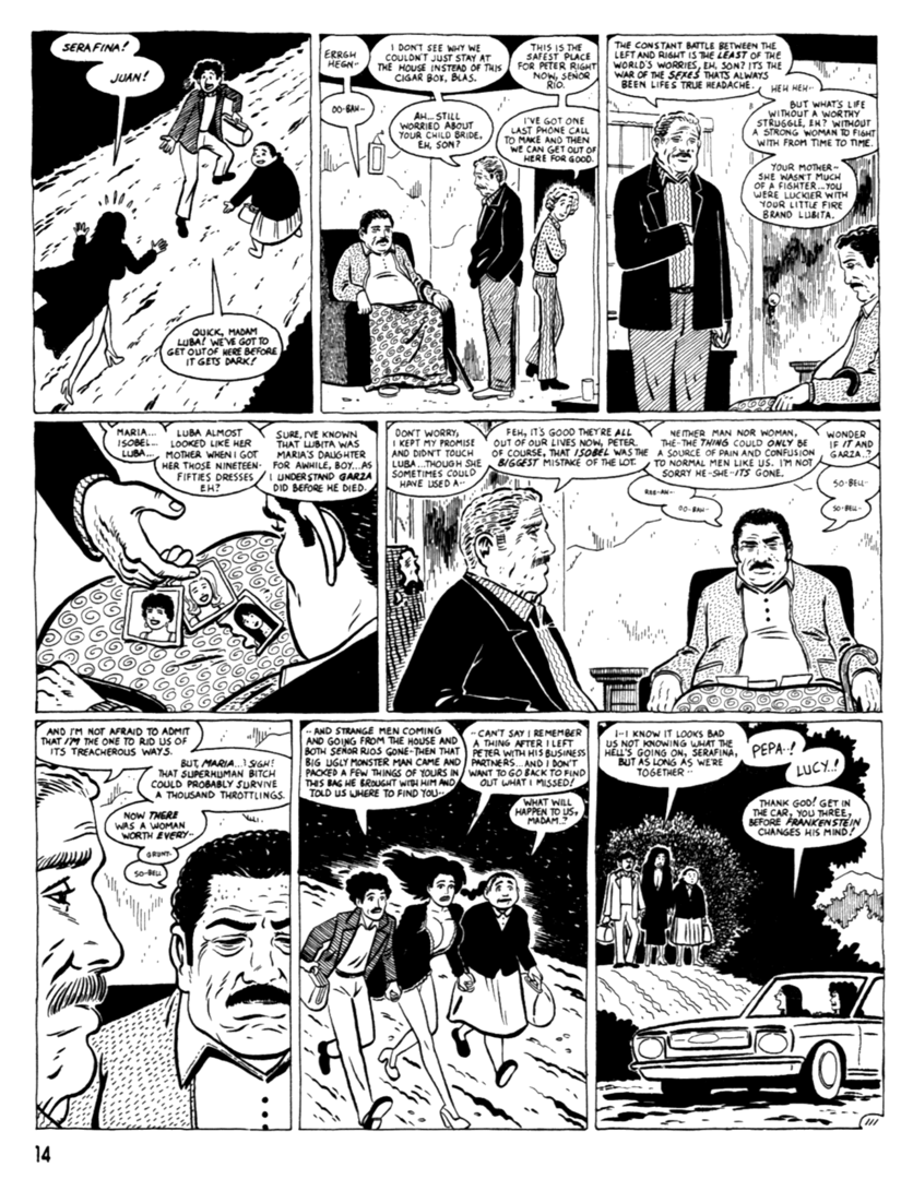 Read online Love and Rockets (1982) comic -  Issue #38 - 16