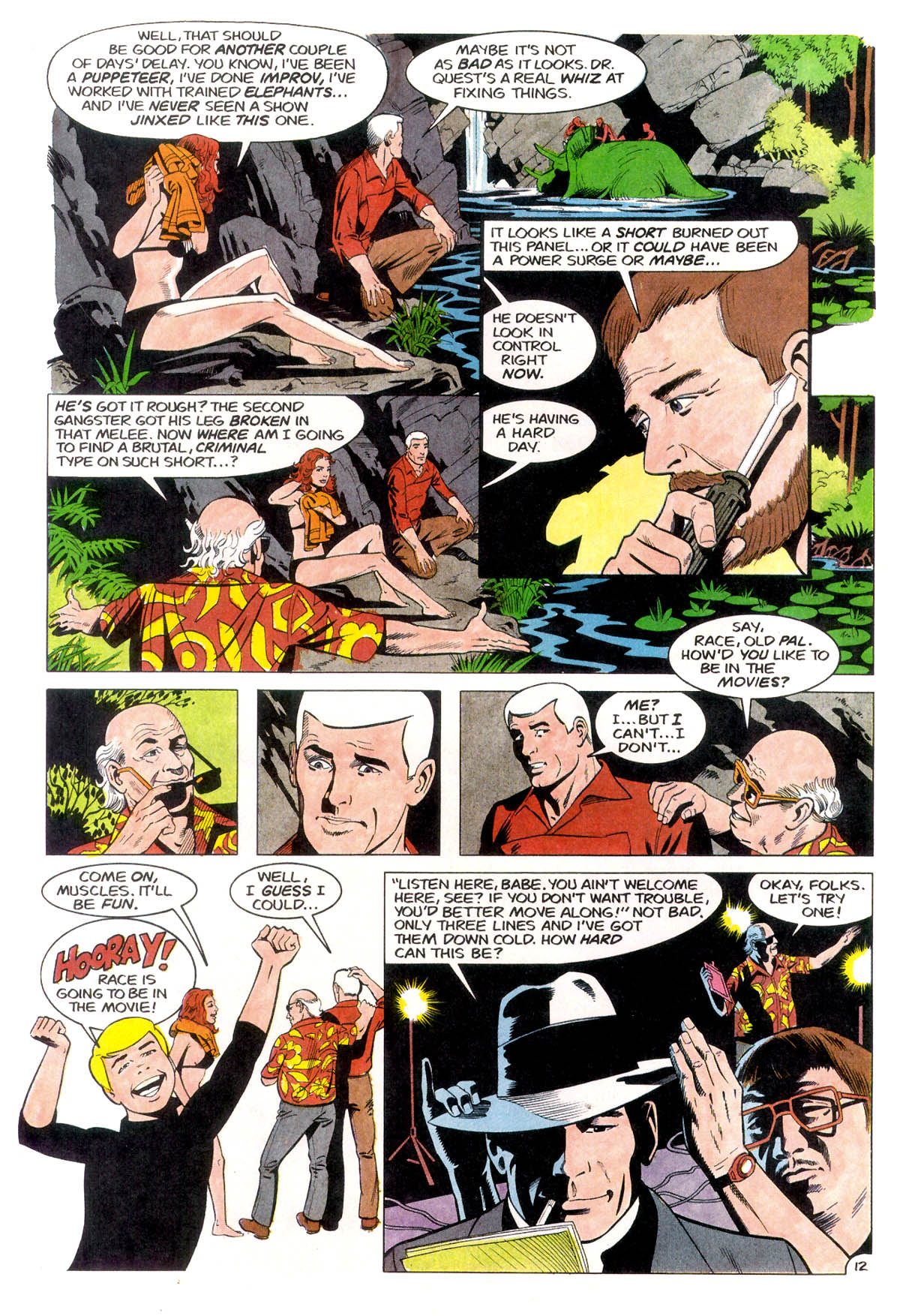 Read online Jonny Quest comic -  Issue #4 - 15