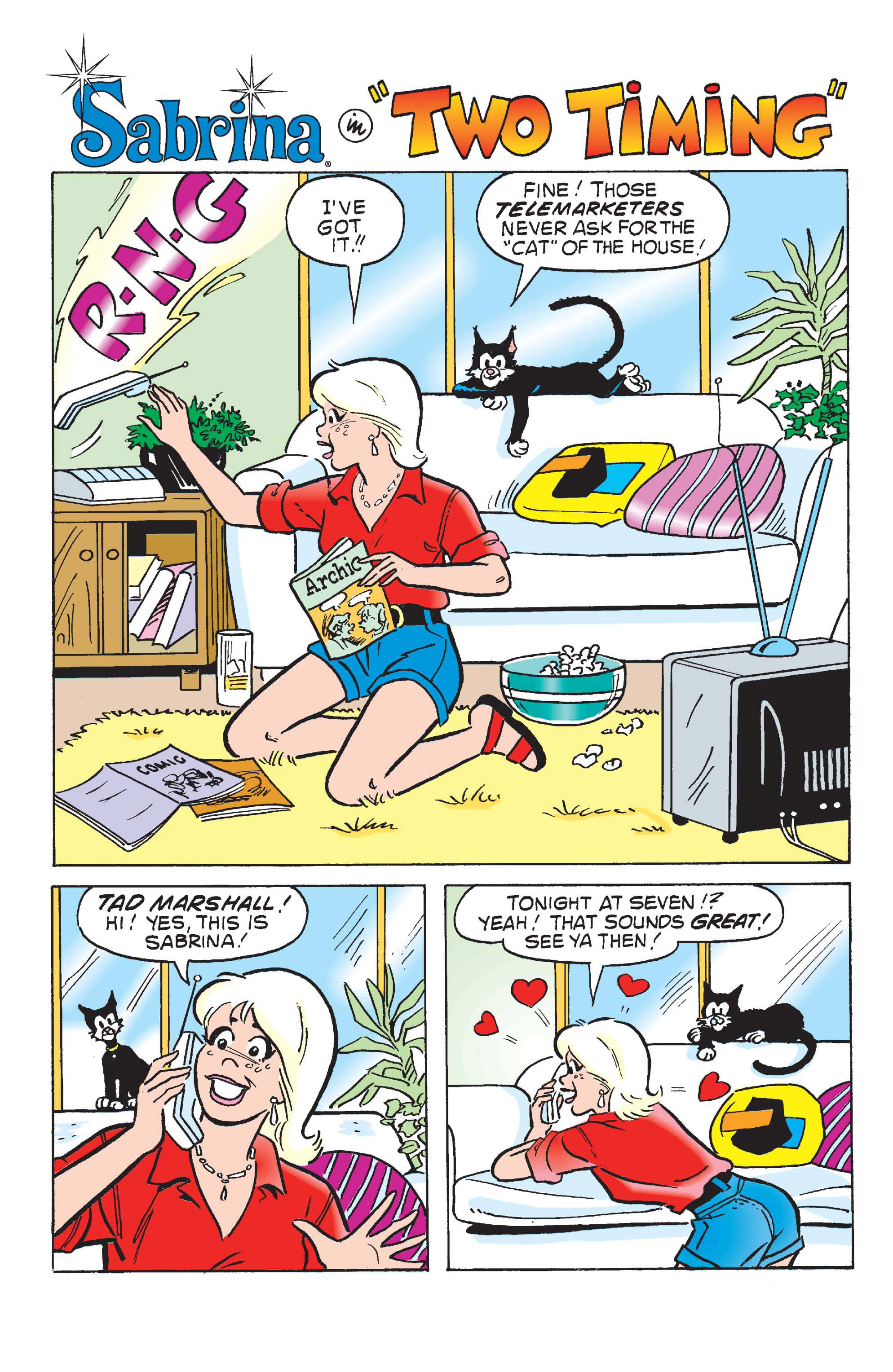 Read online Sabrina the Teenage Witch (1997) comic -  Issue #7 - 15