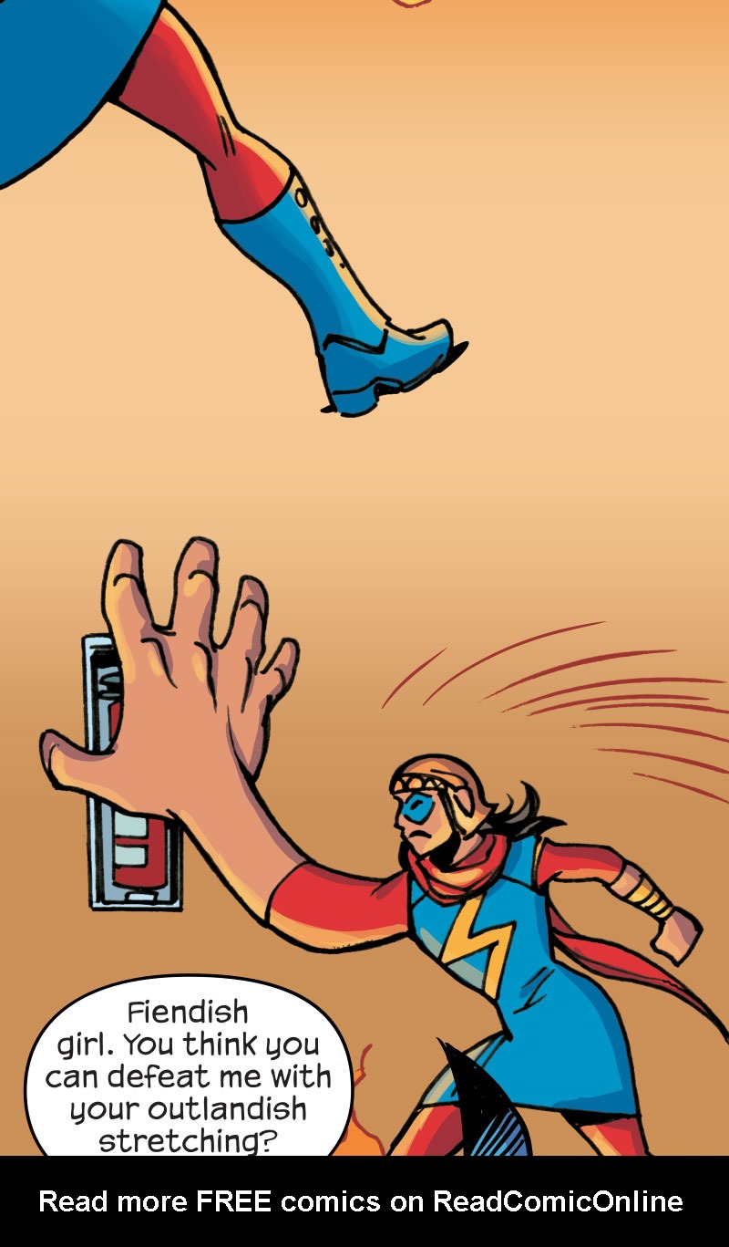 Read online Ms. Marvel: Bottled Up Infinity Comic comic -  Issue # Full - 58