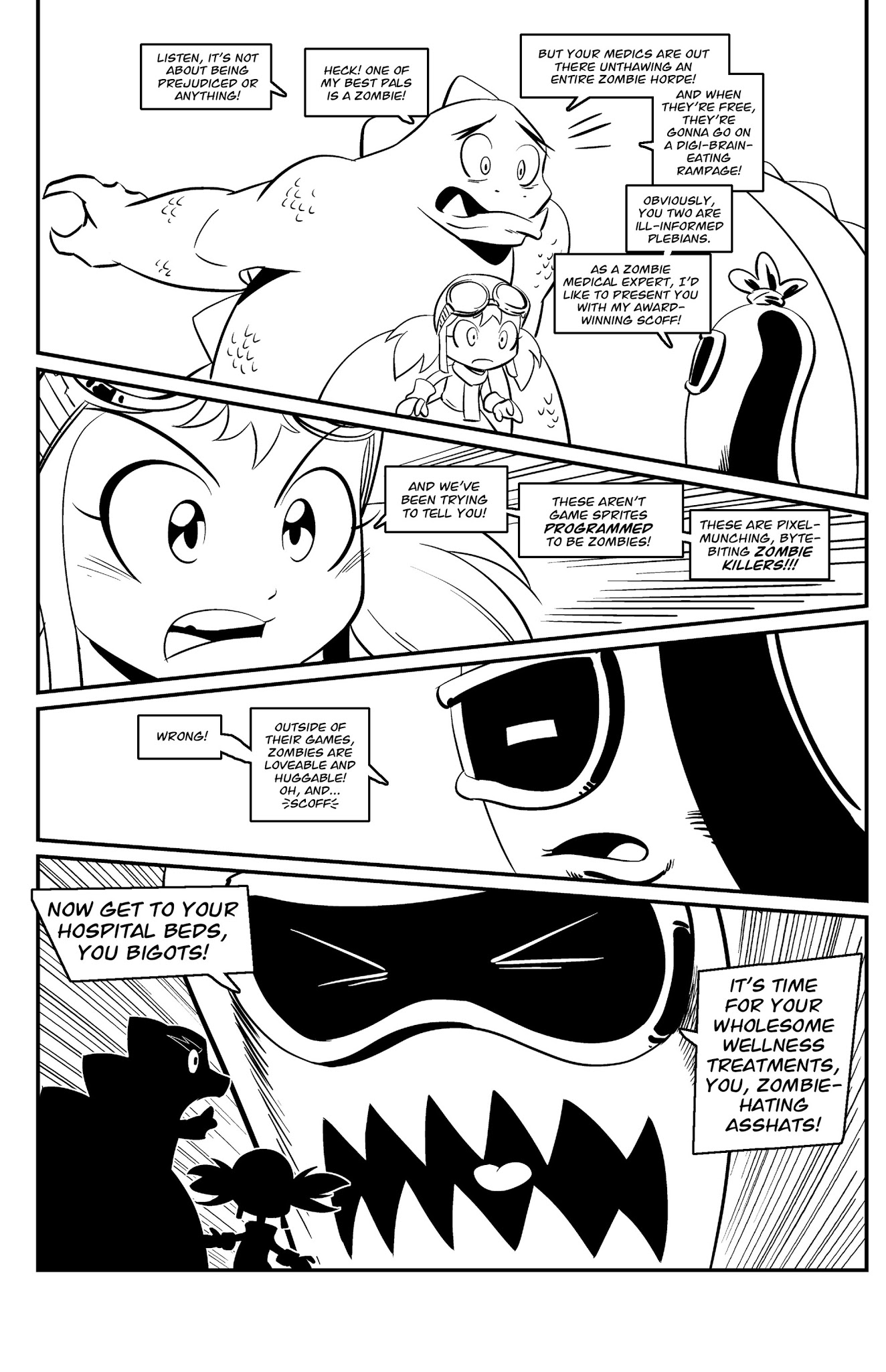 Read online 32-Bit Zombie comic -  Issue # Full - 13