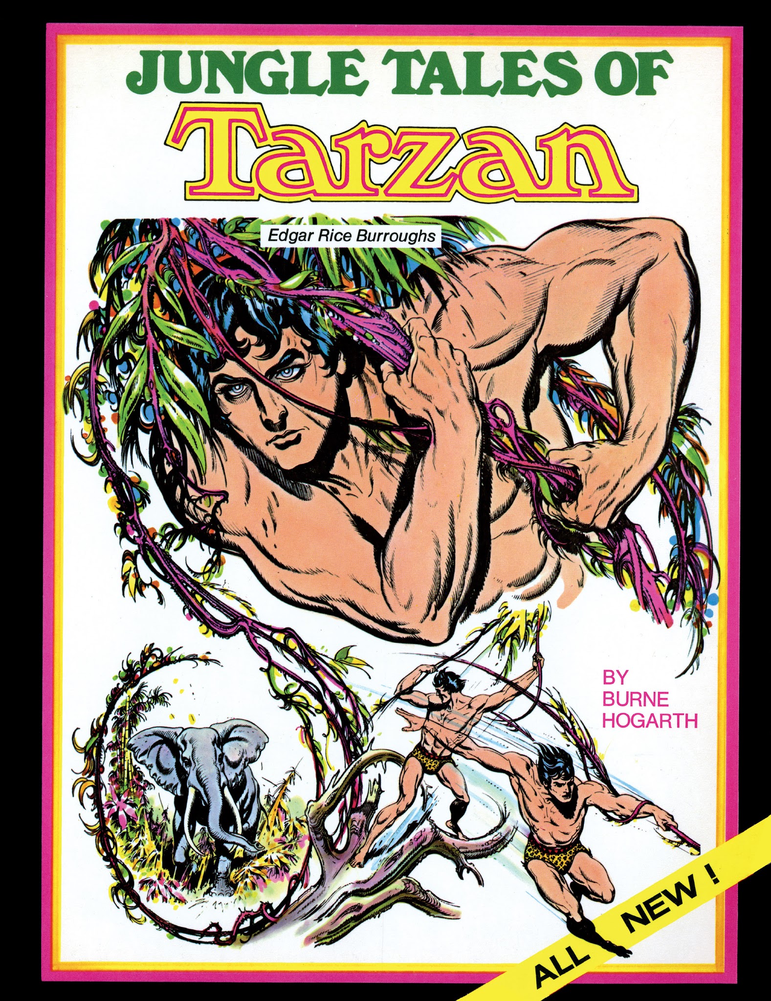 Read online Edgar Rice Burroughs' Tarzan: Burne Hogarth's Lord of the Jungle comic -  Issue # TPB - 136