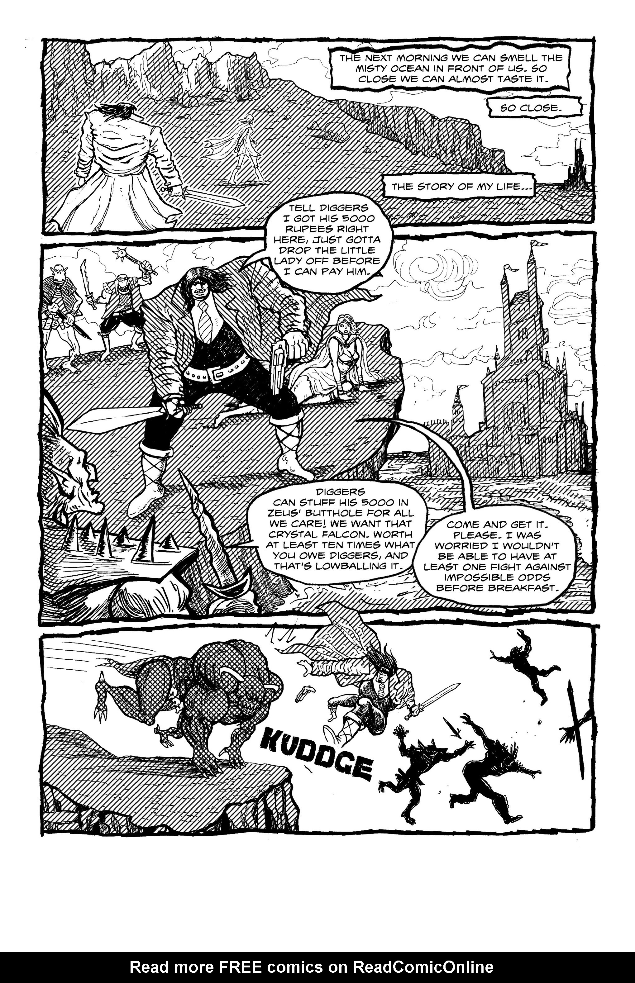 Read online Broadsword, P.I. comic -  Issue #1 - 12