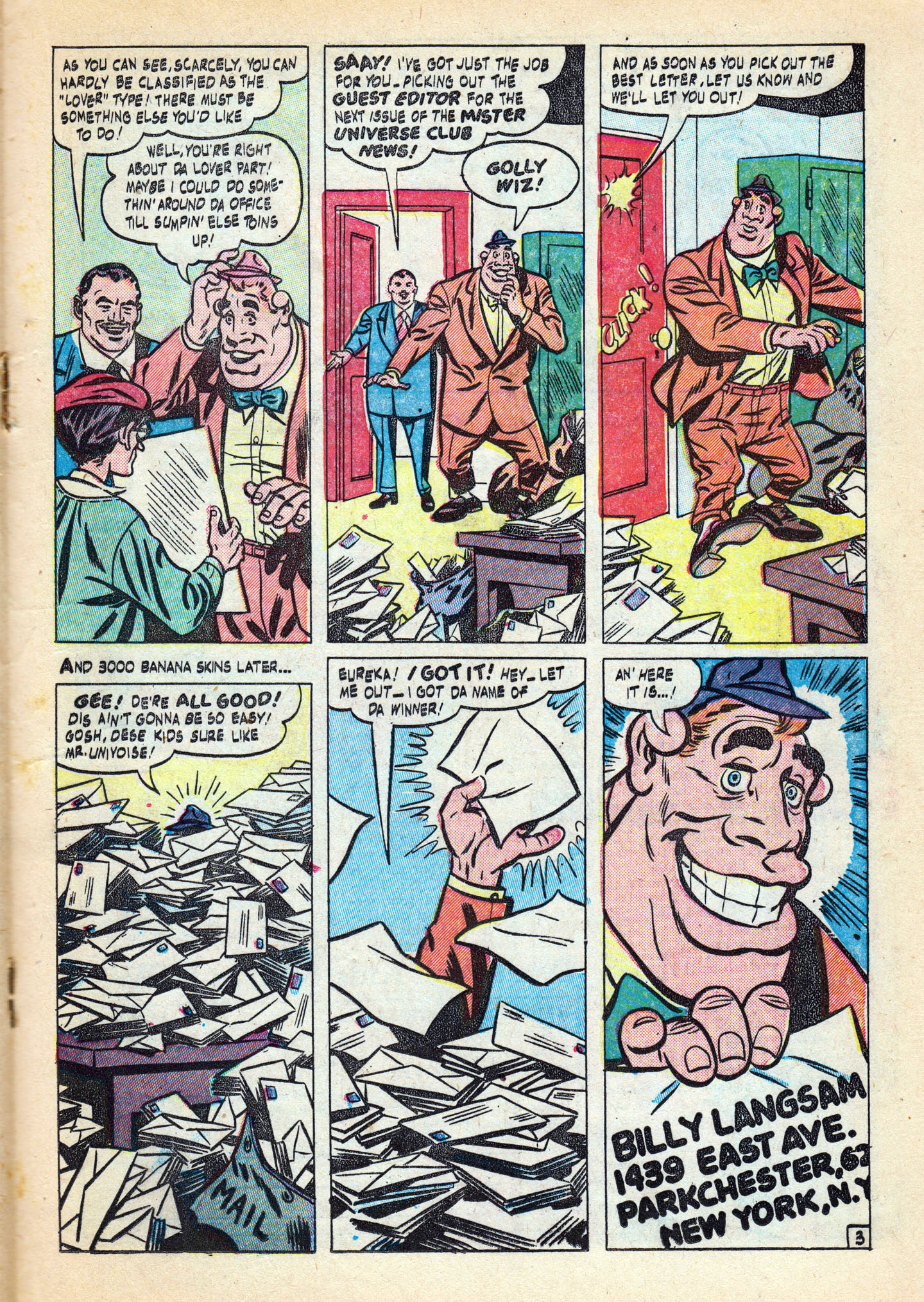 Read online Mister Universe (1951) comic -  Issue #3 - 19