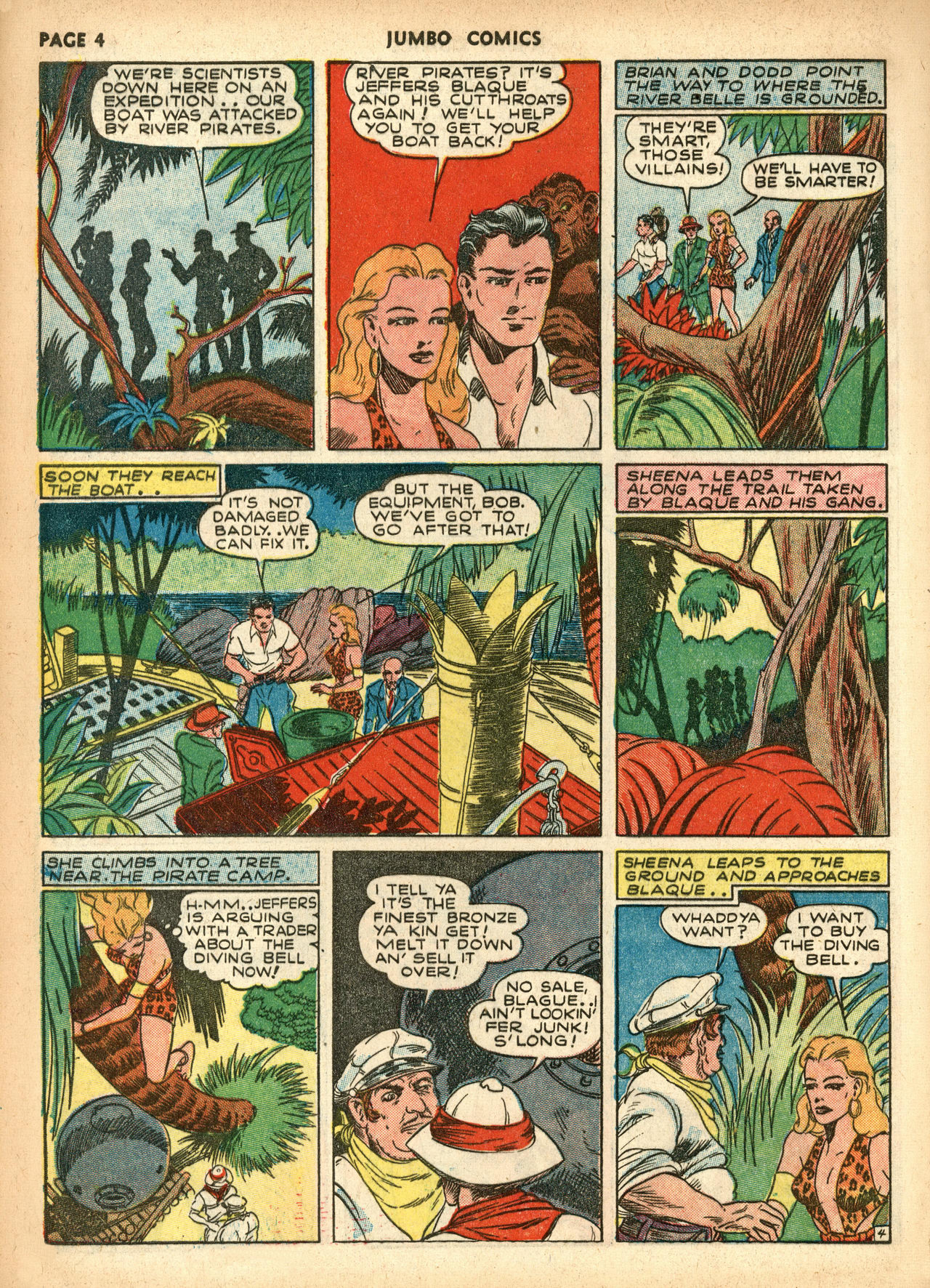 Read online Jumbo Comics comic -  Issue #31 - 6